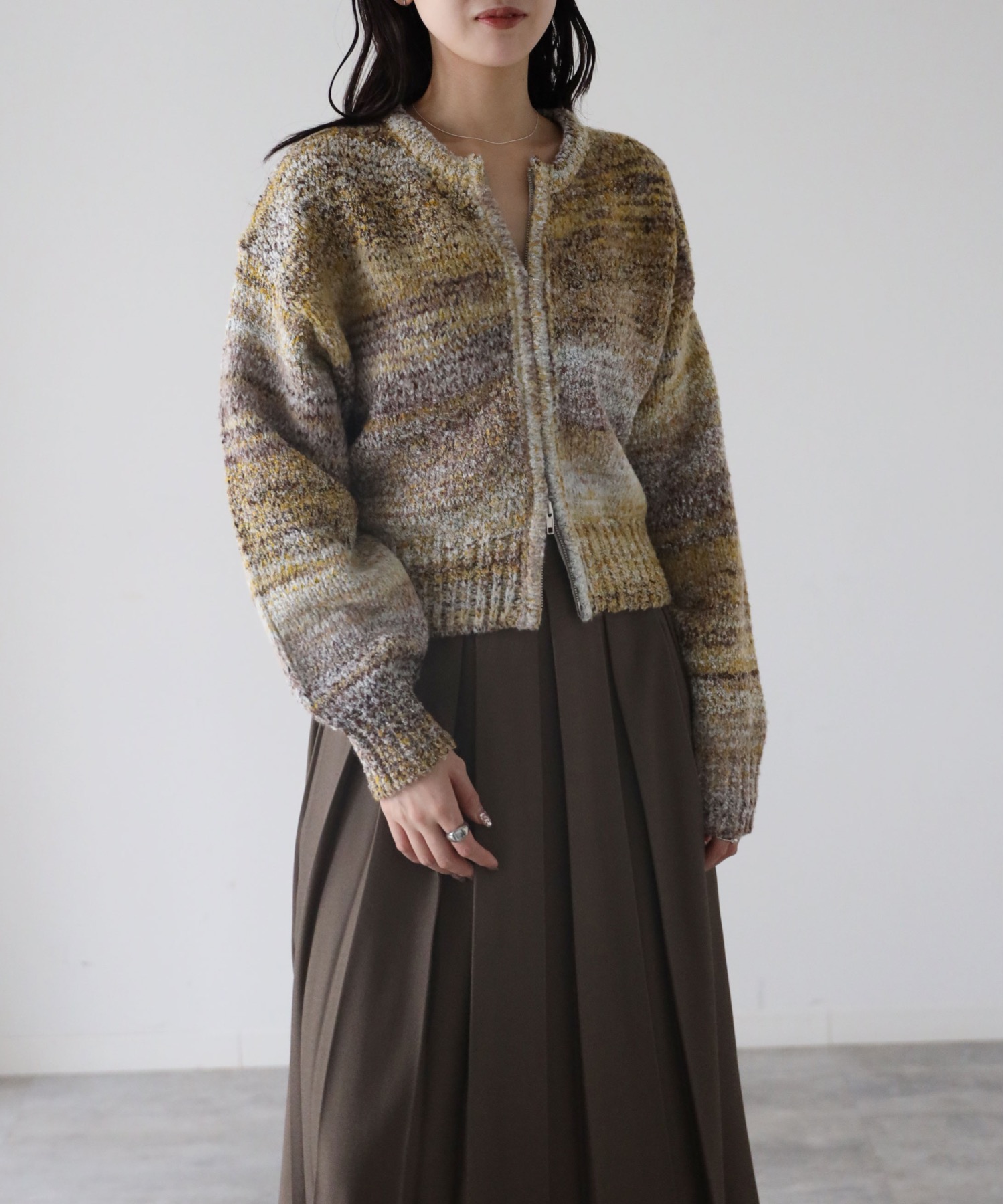 model：164cm. 着用サイズ：FREE