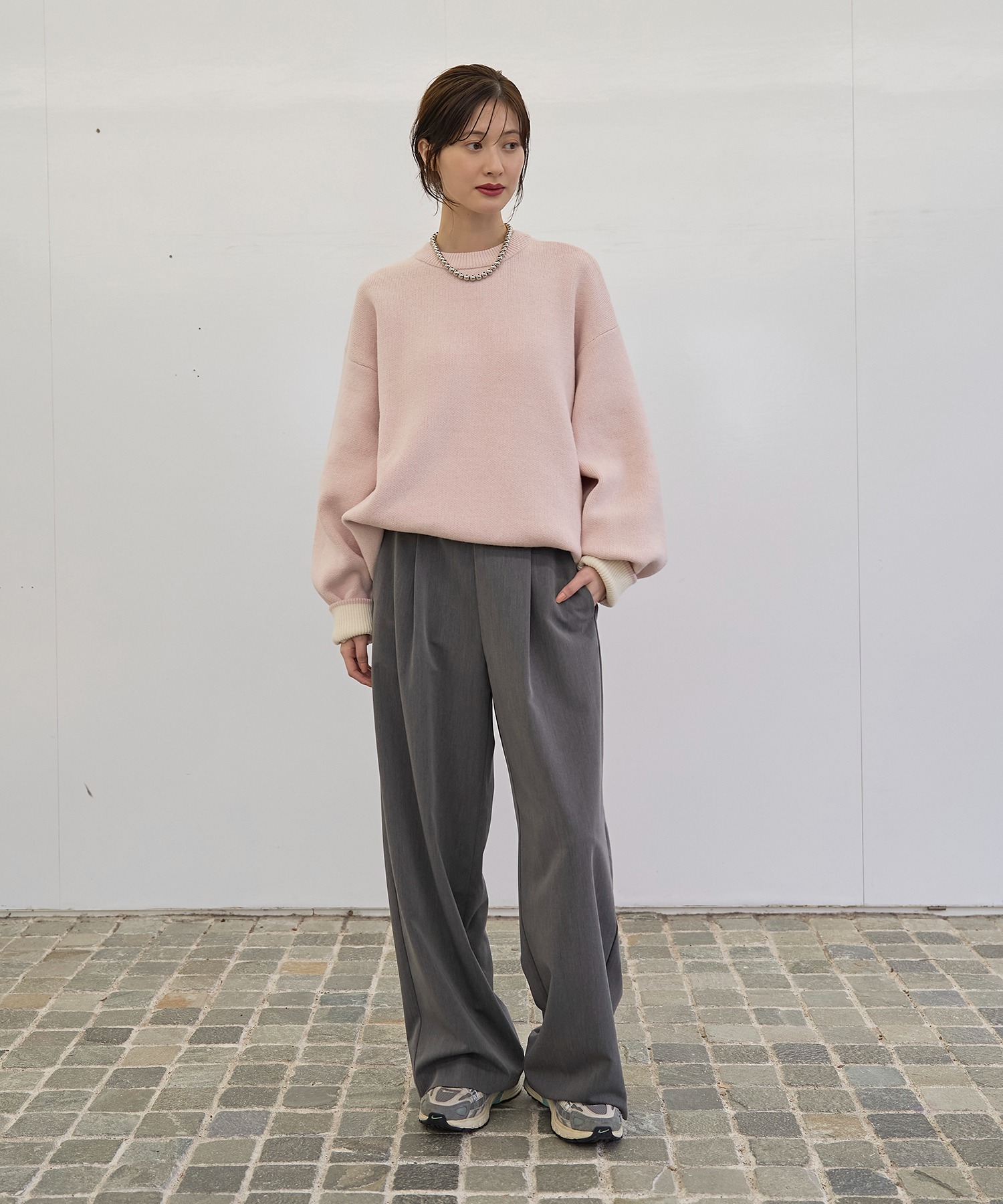 model：H166　着用サイズ：M