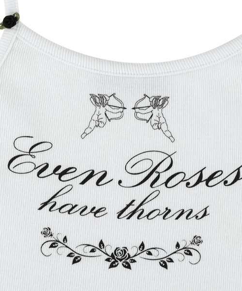 ブラウス シャツ A'GEM/9 × .kom 「NIIER NOR/ニーアノア」 ROSE SLEEVELESS SHIRT/ローズ スリーブノース A'GEM/9 × .kom 『NIIER NOR/ニーアノア』 ROSE SLEEVELESS