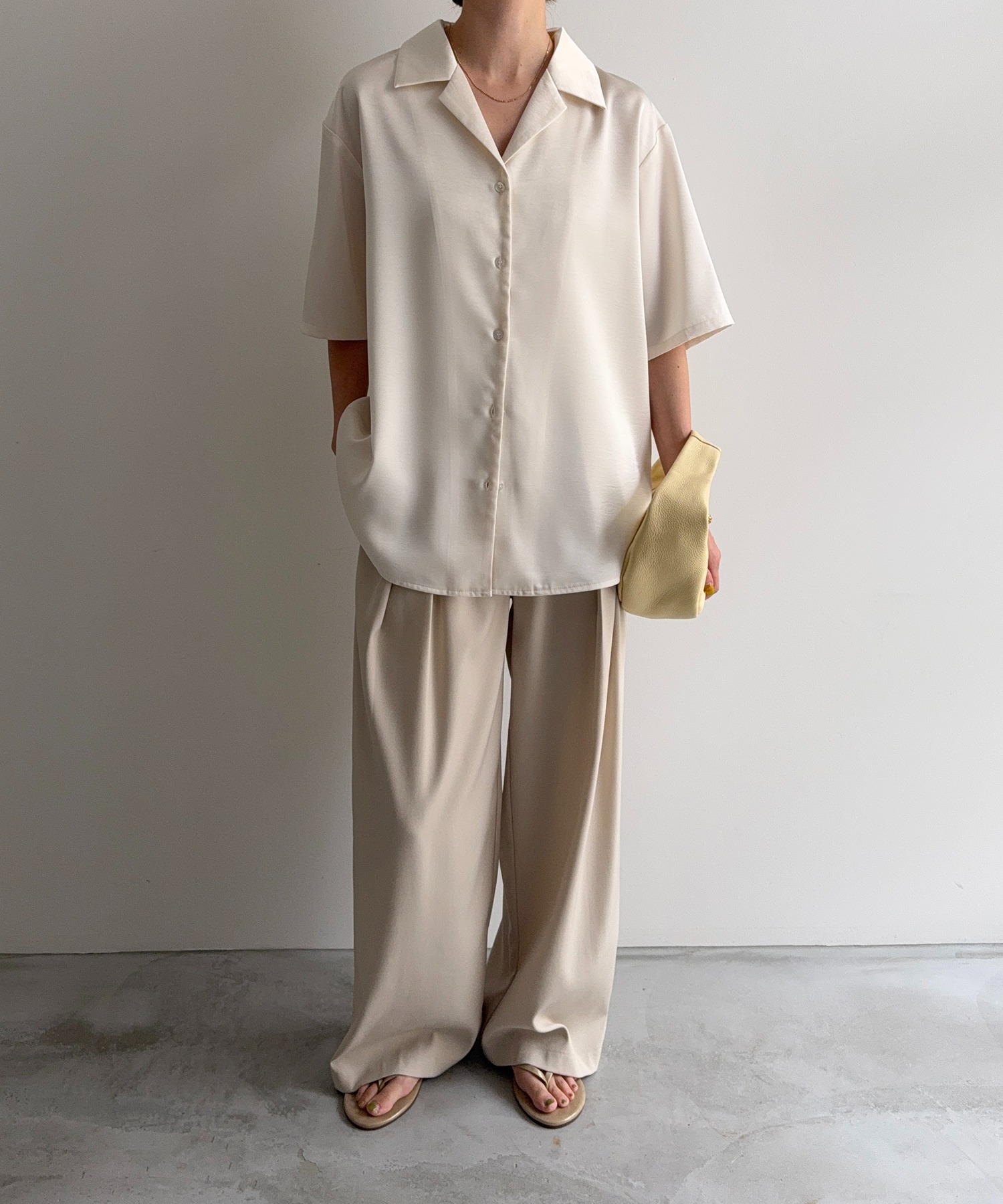 model：H166　着用サイズ：M