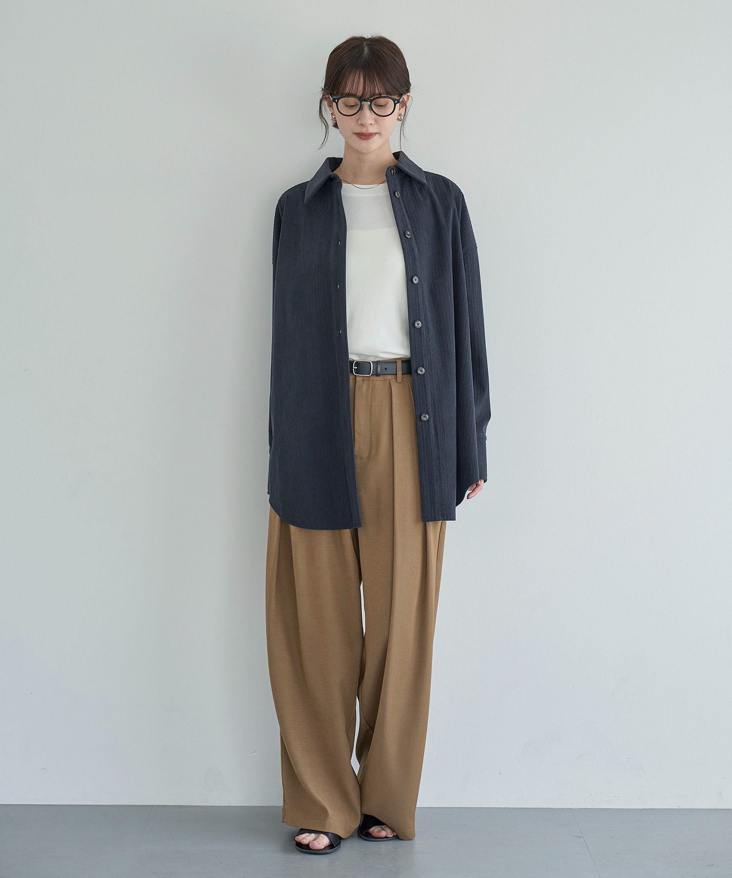 model：H166　着用サイズ：M