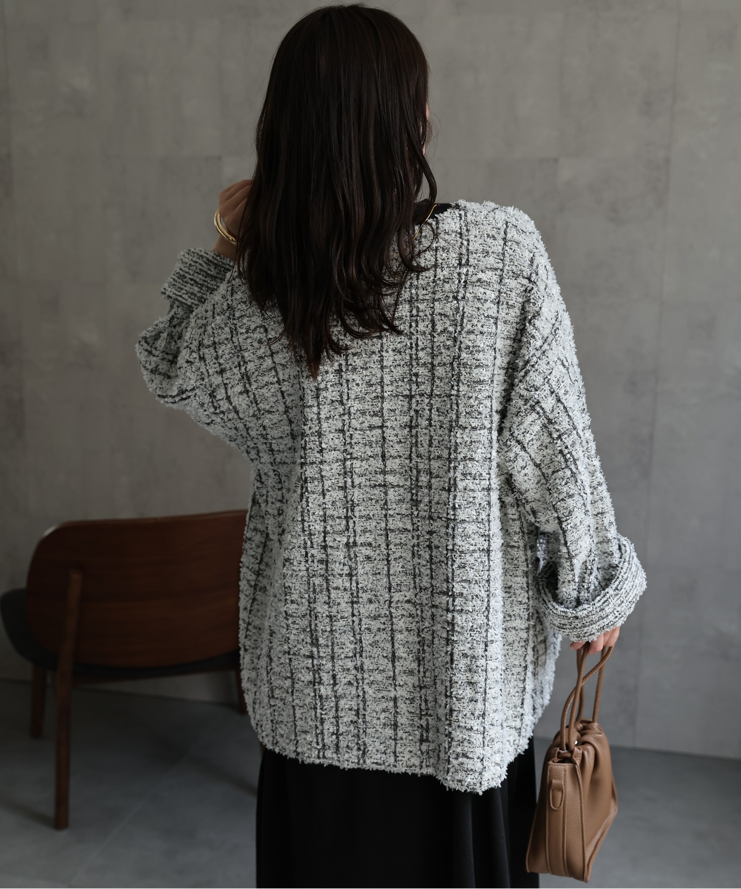 model：156cm 着用サイズ：FREE