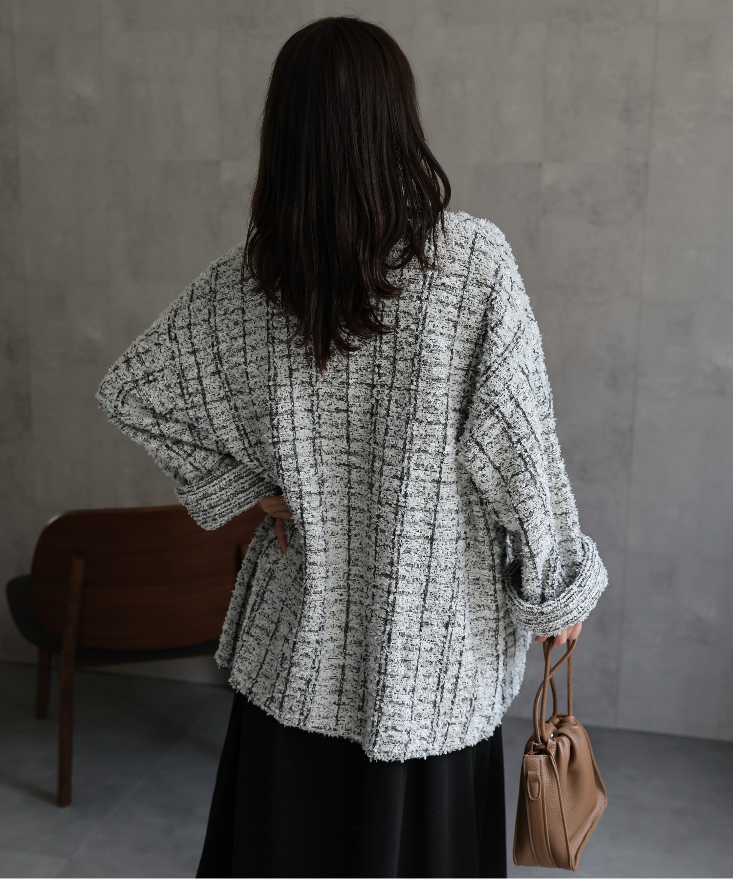 model：156cm 着用サイズ：FREE