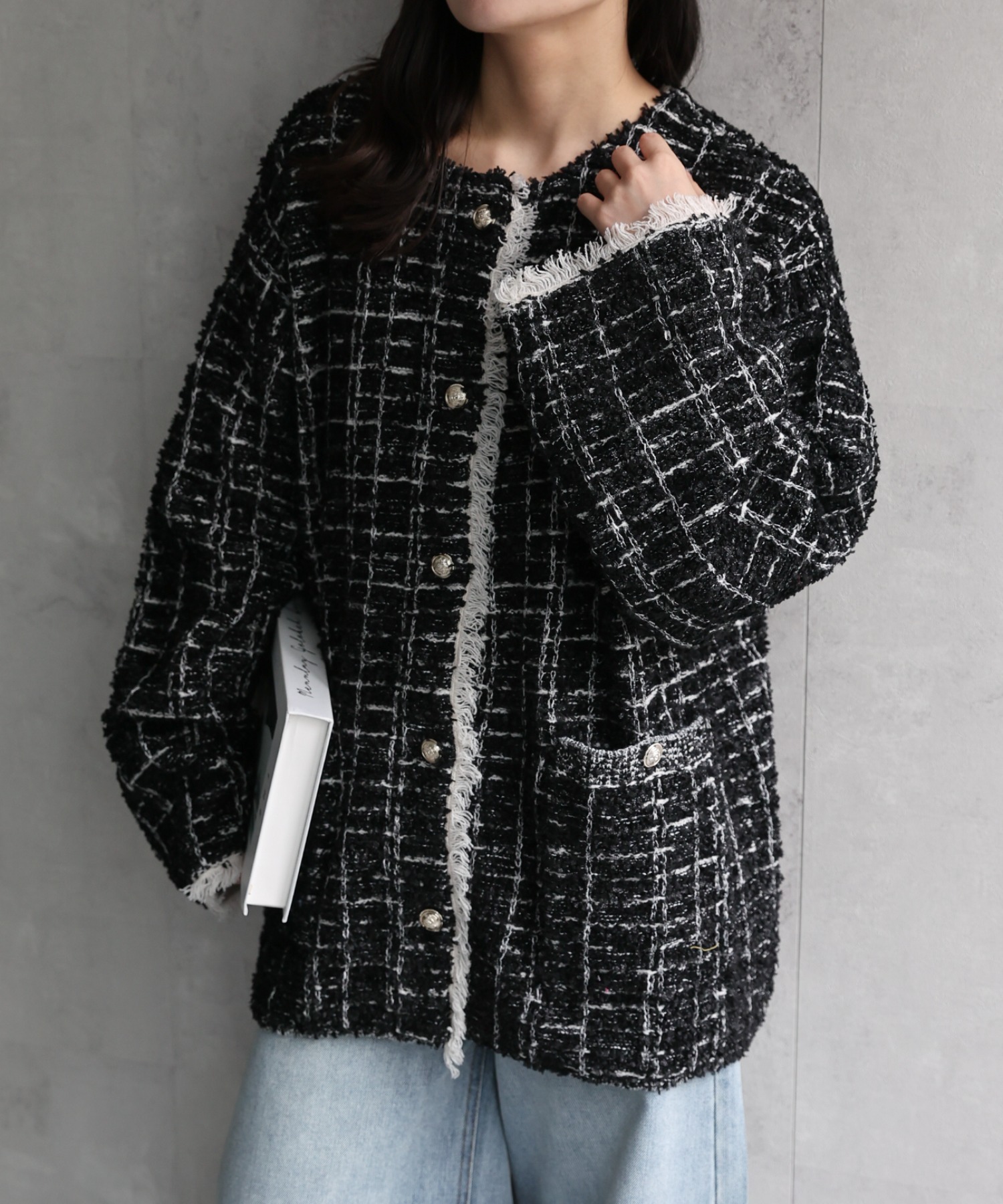 model：156cm 着用サイズ：FREE