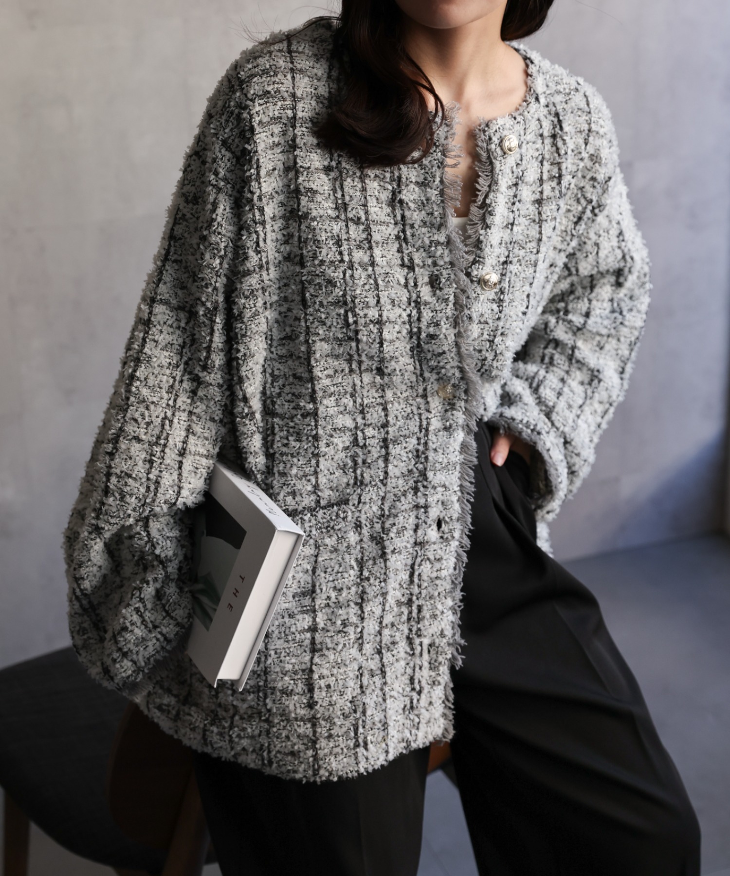 model：156cm 着用サイズ：FREE