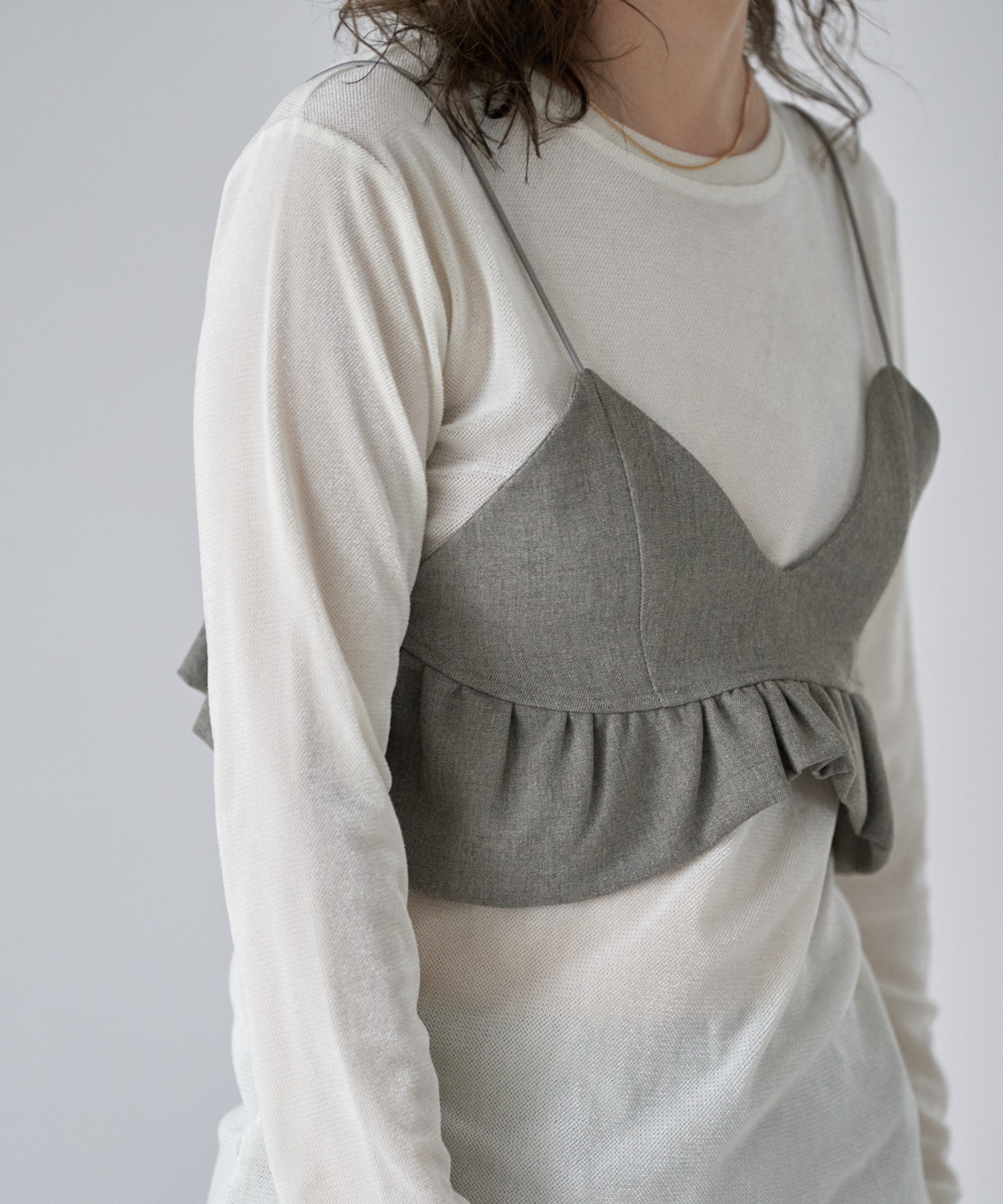 model：162cm. 着用サイズ：FREE