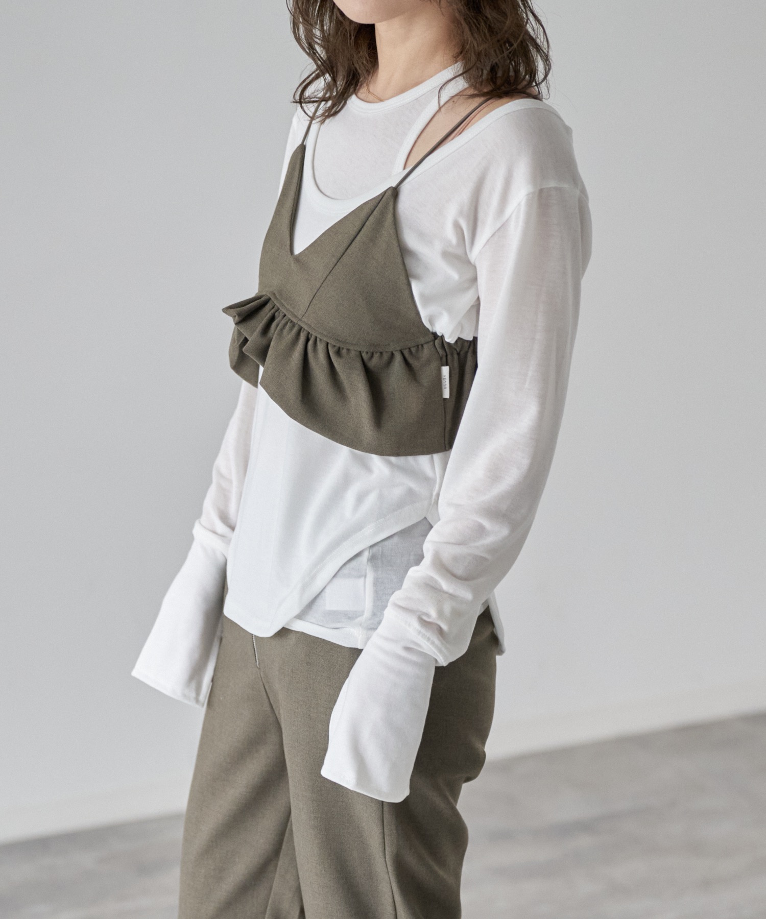 model：162cm. 着用サイズ：FREE
