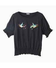 HYS BIRD刺繍 プルオーバー