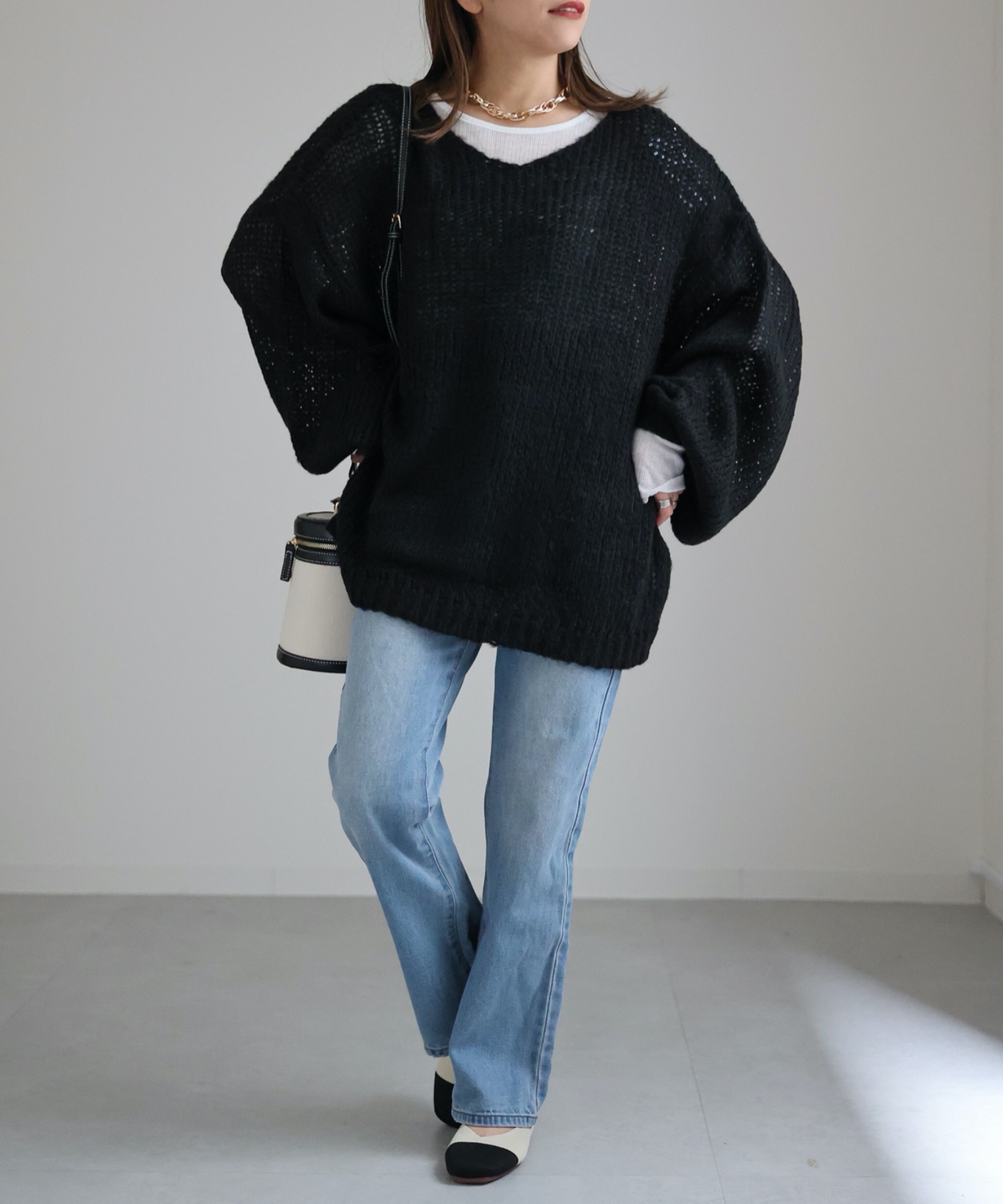 model:156cm  着用サイズ:FREE