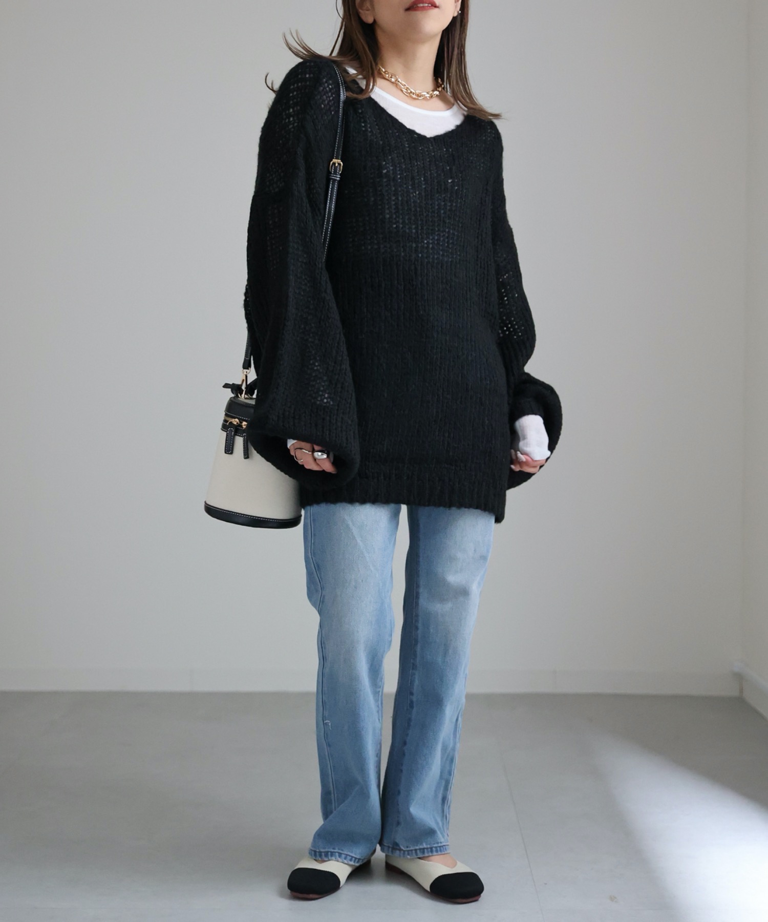 model:156cm  着用サイズ:FREE