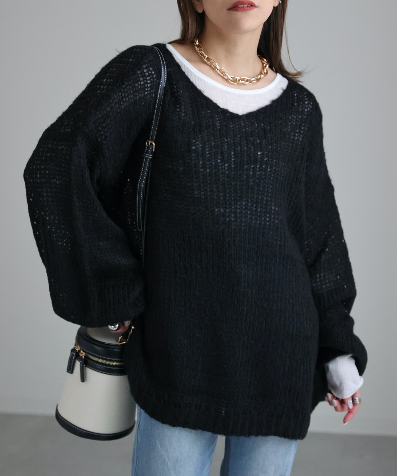 model:156cm  着用サイズ:FREE