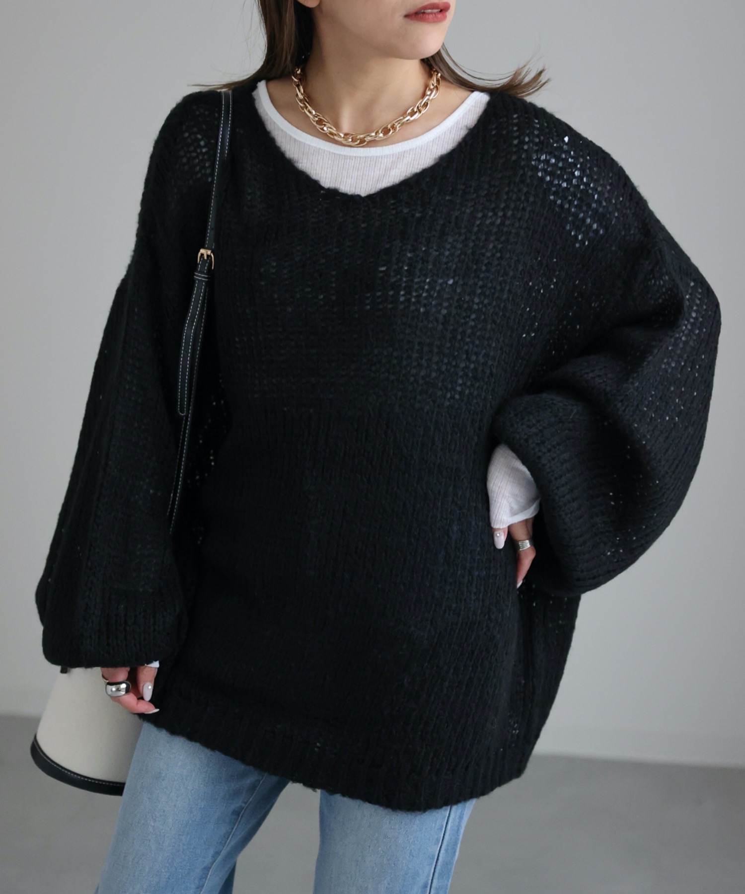 model:156cm  着用サイズ:FREE