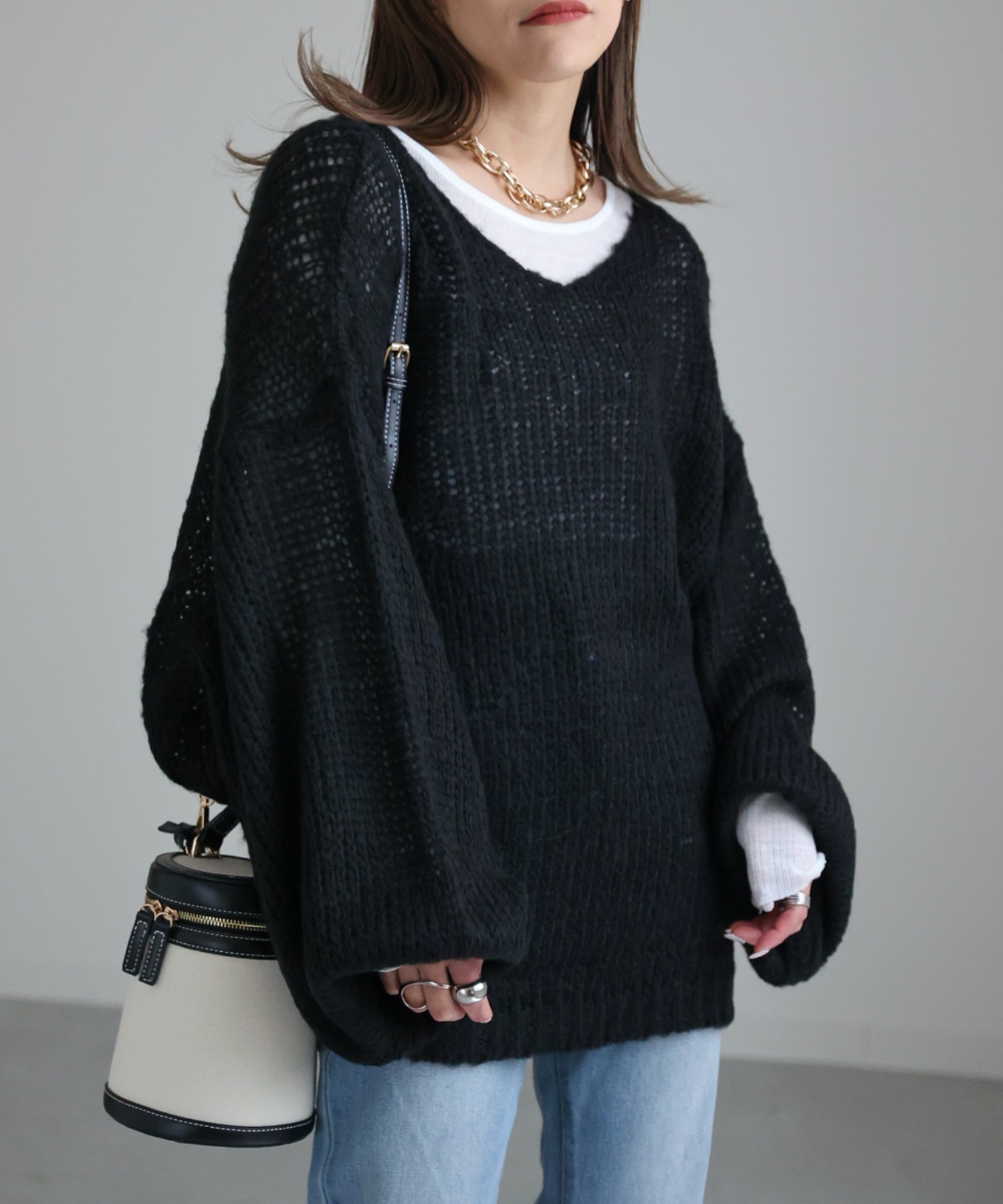 model:156cm  着用サイズ:FREE