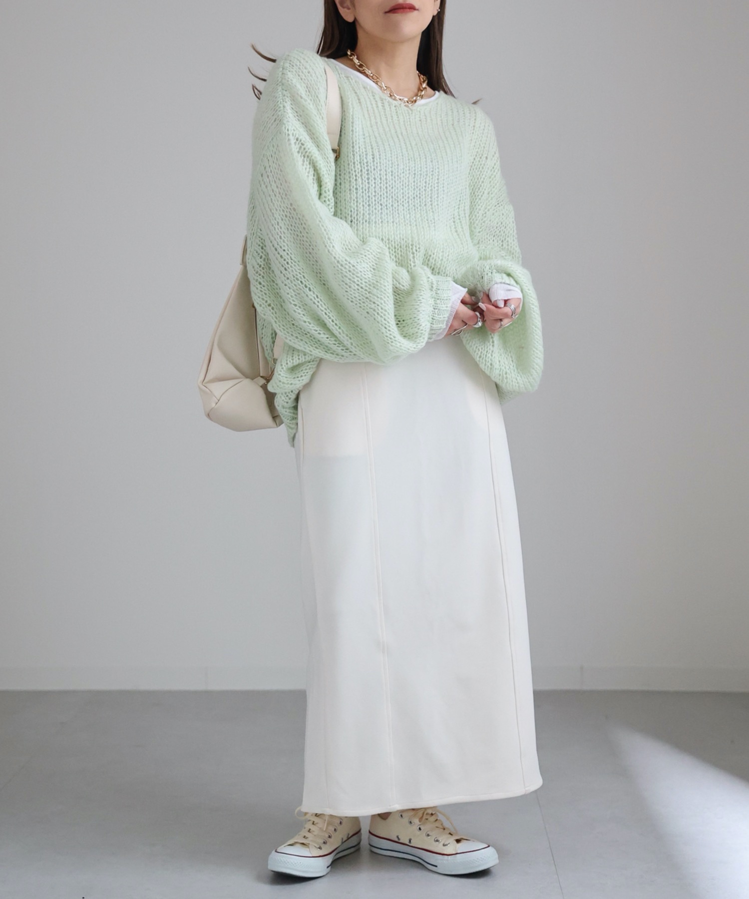 model:156cm  着用サイズ:FREE