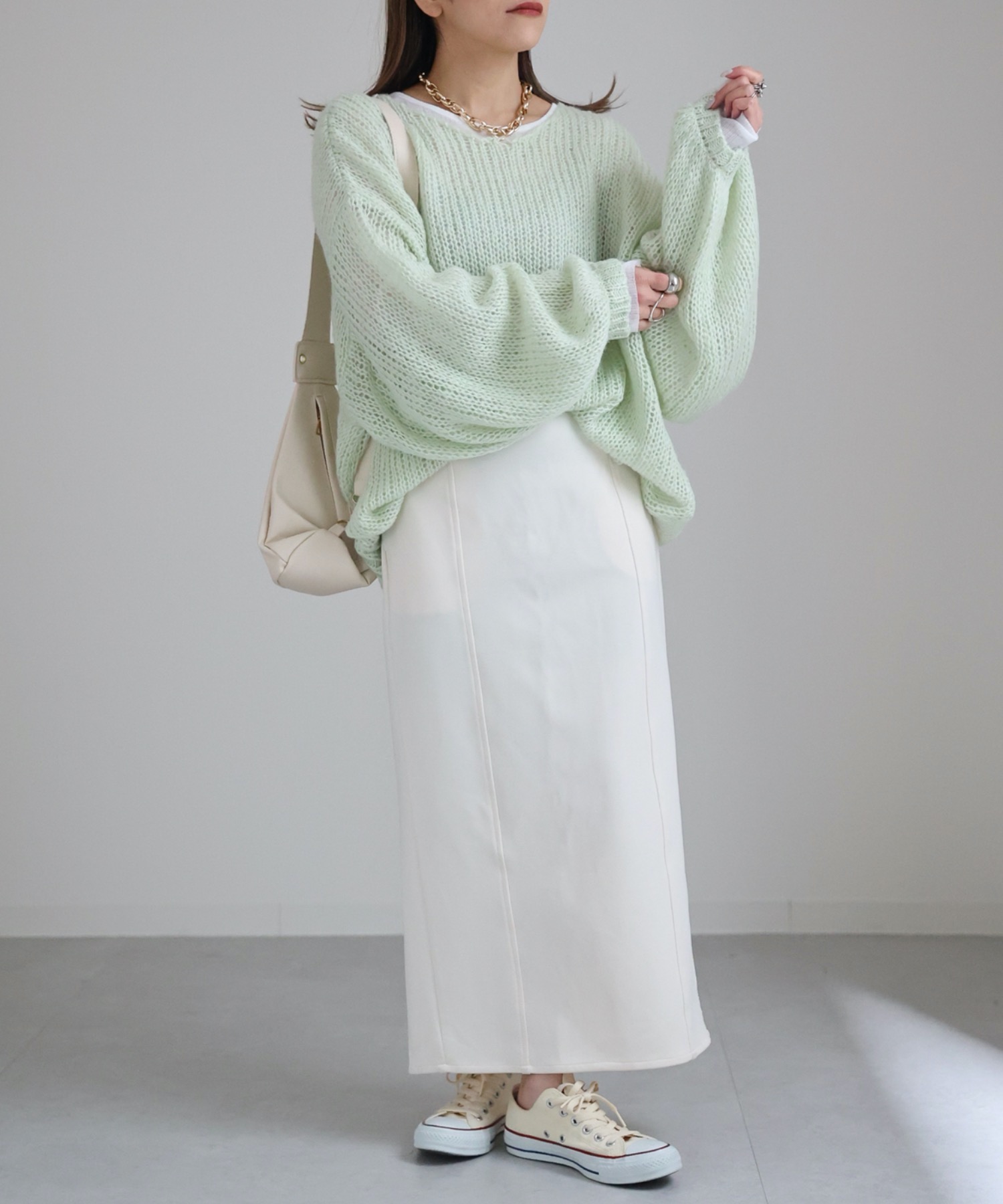 model:156cm  着用サイズ:FREE