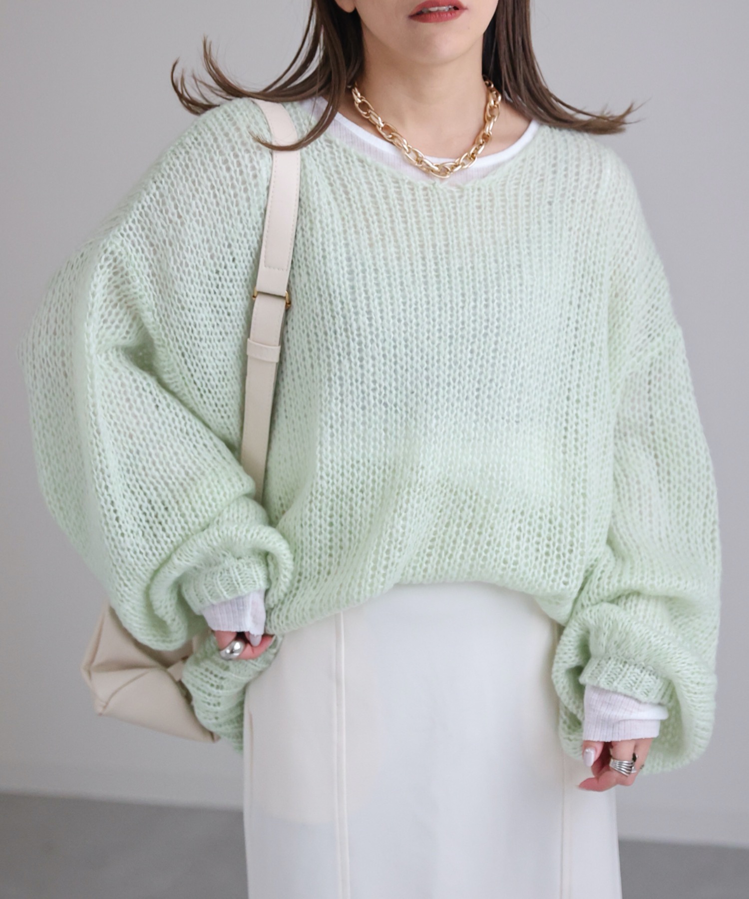 model:156cm  着用サイズ:FREE