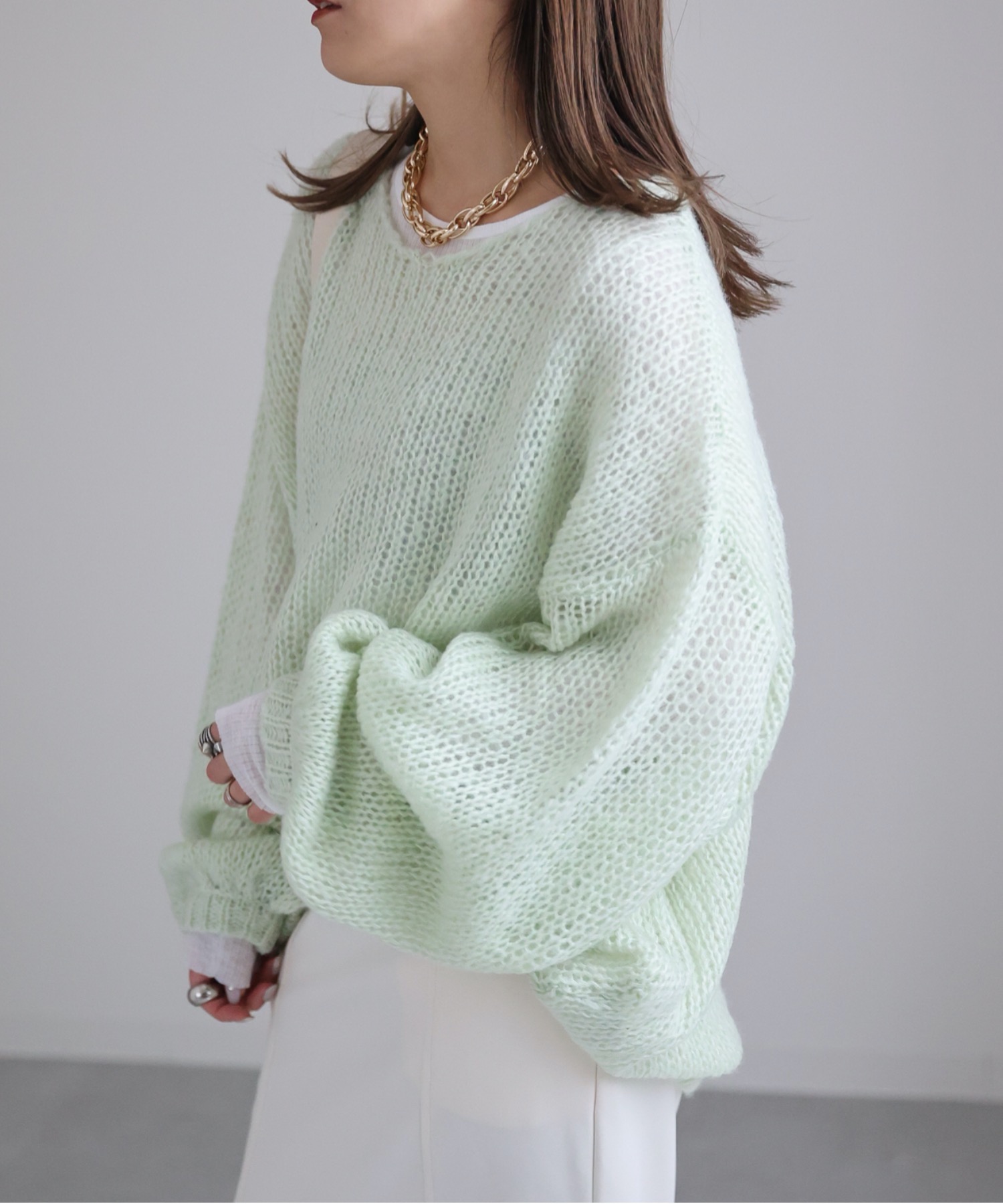 model:156cm  着用サイズ:FREE