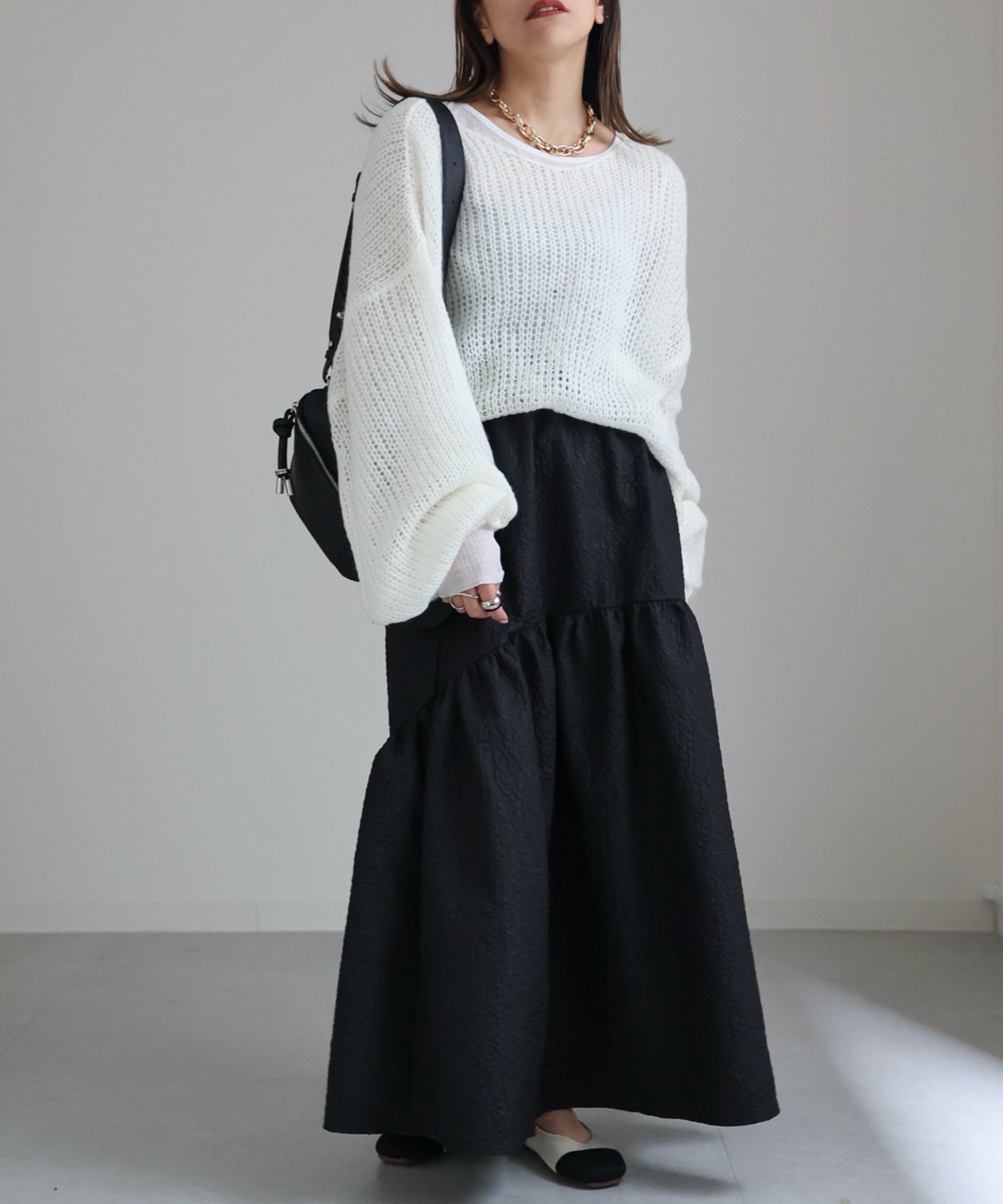 model:156cm  着用サイズ:FREE