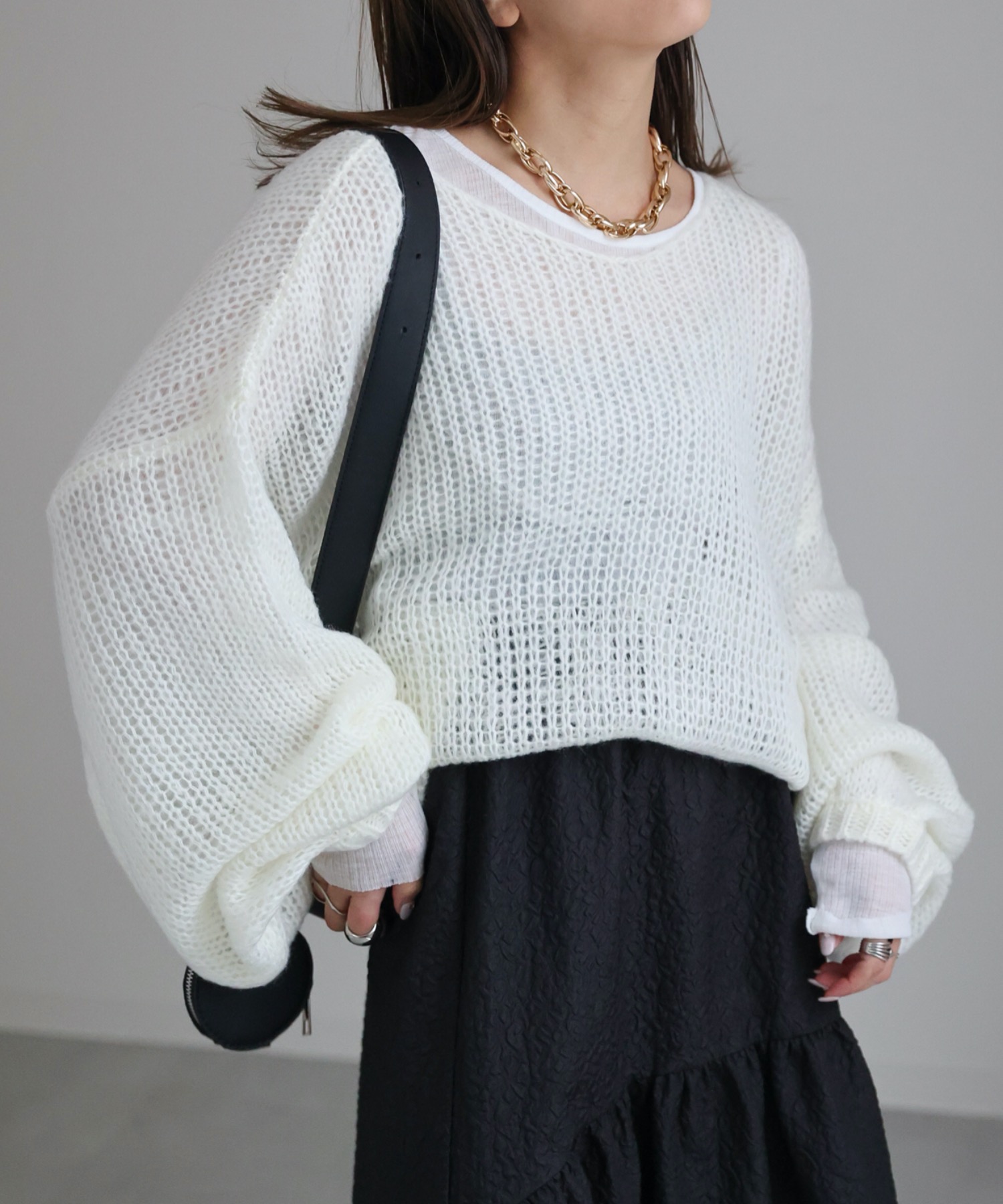 model:156cm  着用サイズ:FREE