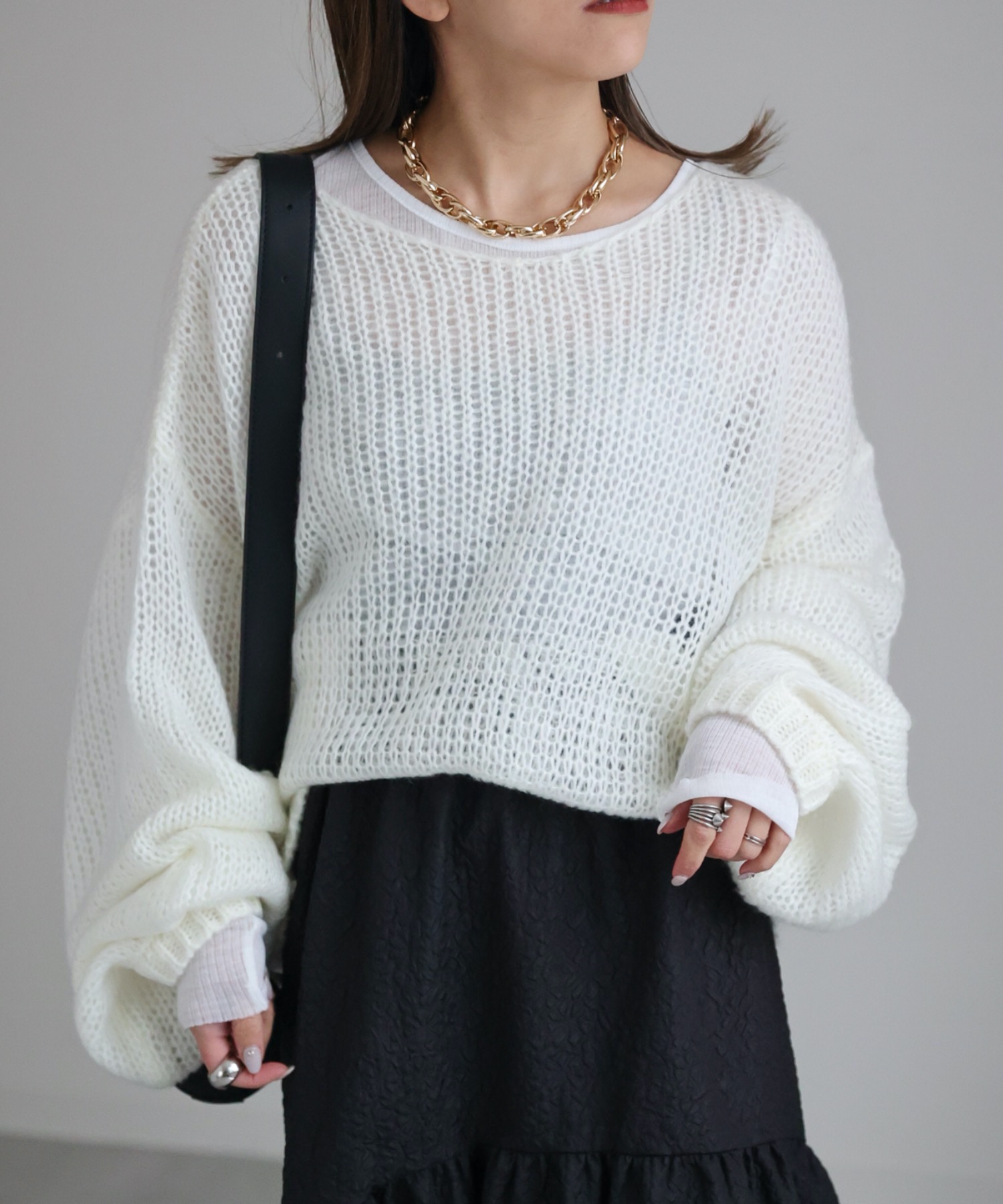 model:156cm  着用サイズ:FREE
