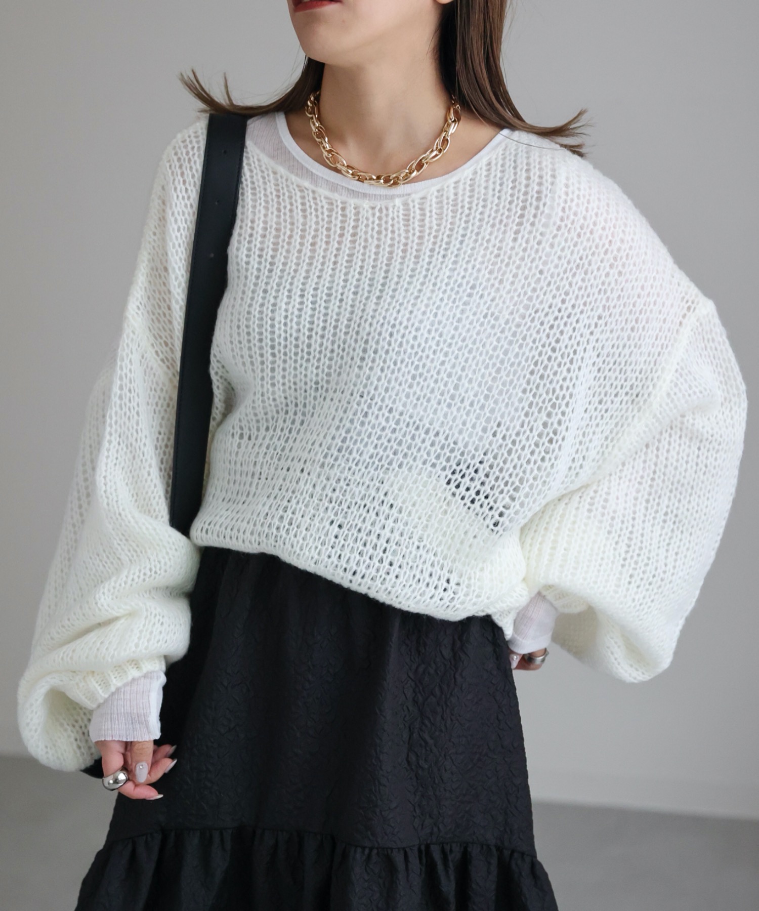 model:156cm  着用サイズ:FREE