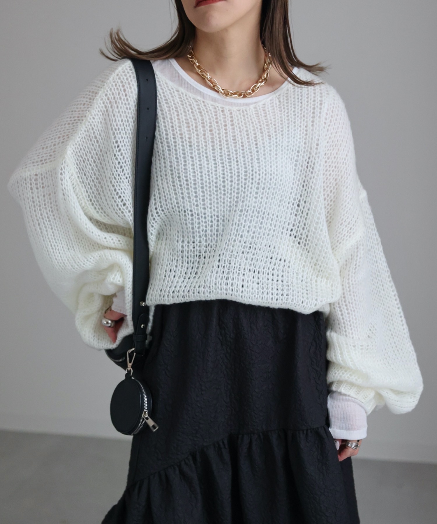 model:156cm  着用サイズ:FREE