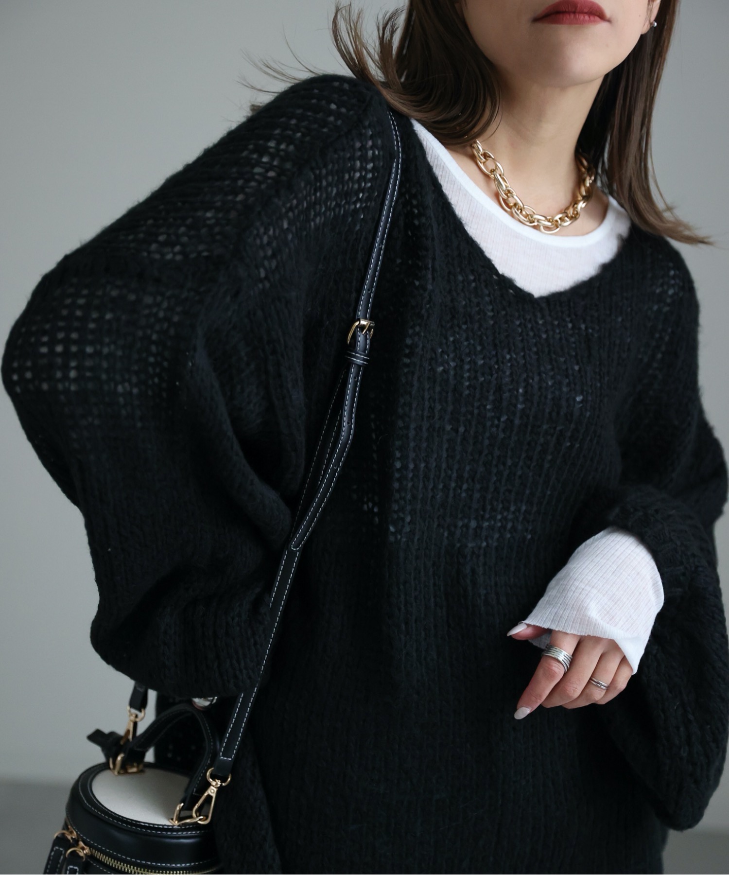 model:156cm  着用サイズ:FREE