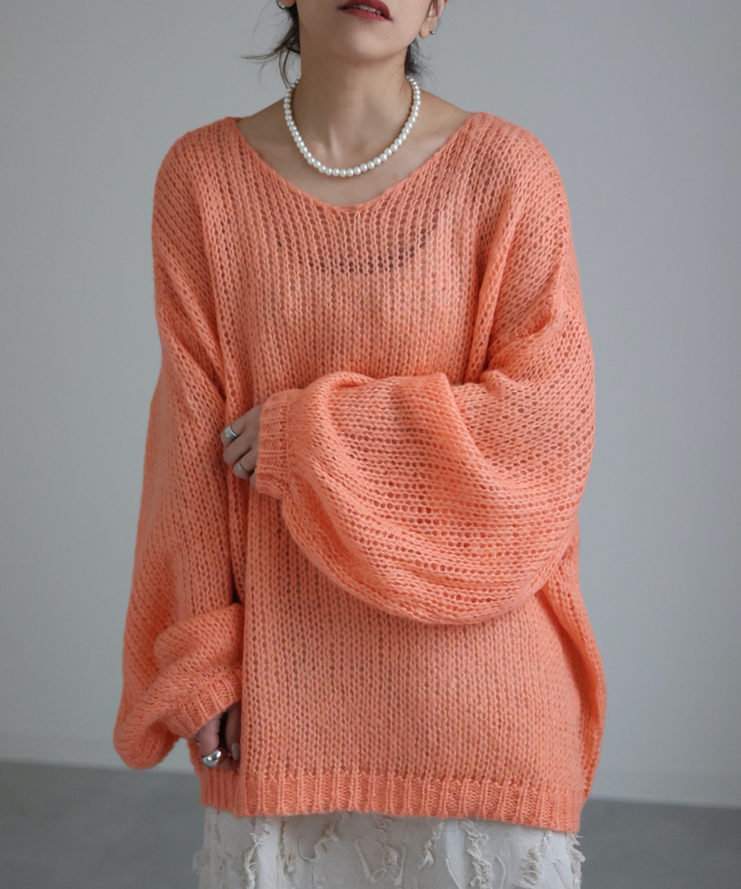 model:156cm  着用サイズ:FREE