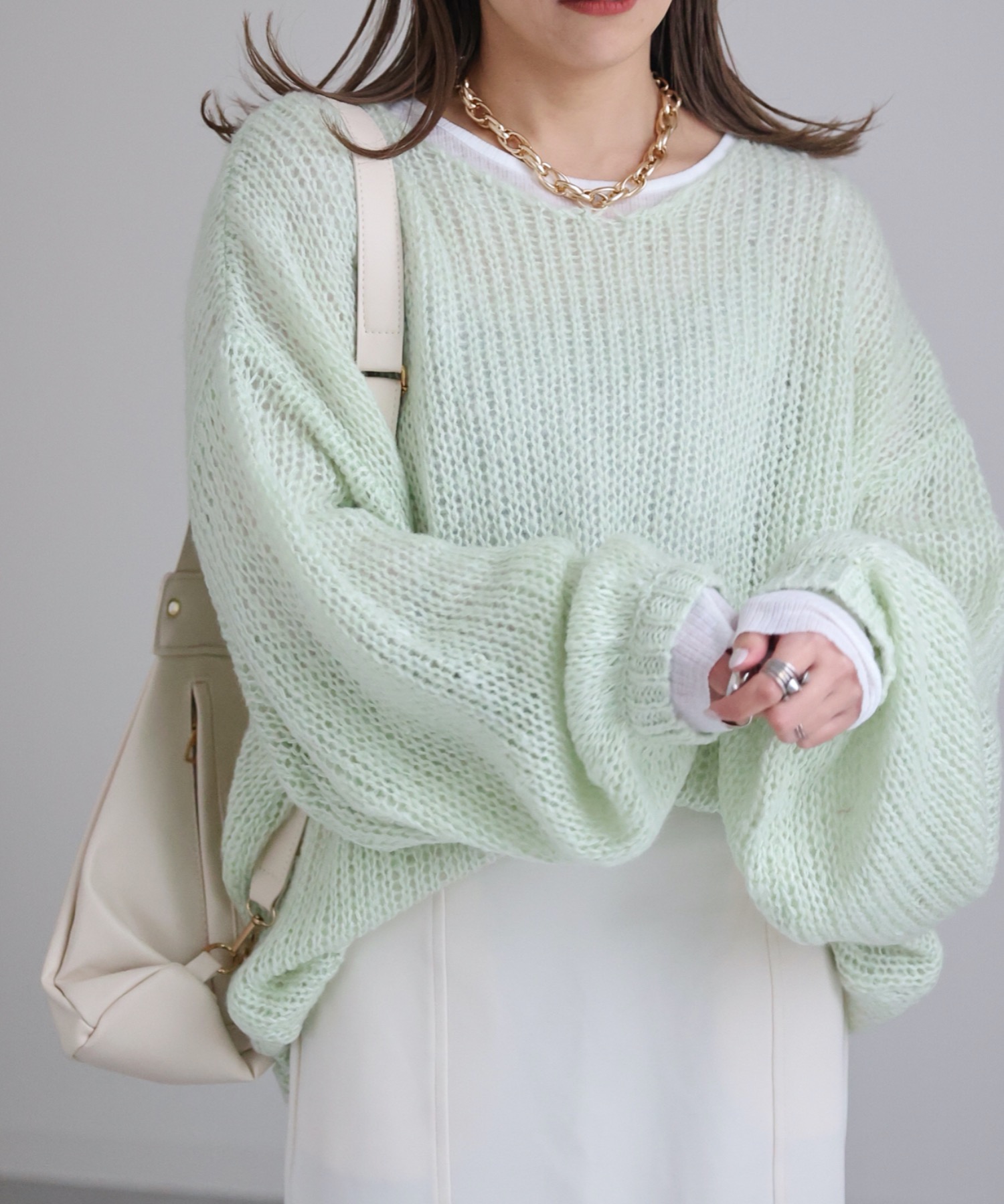 model:156cm  着用サイズ:FREE
