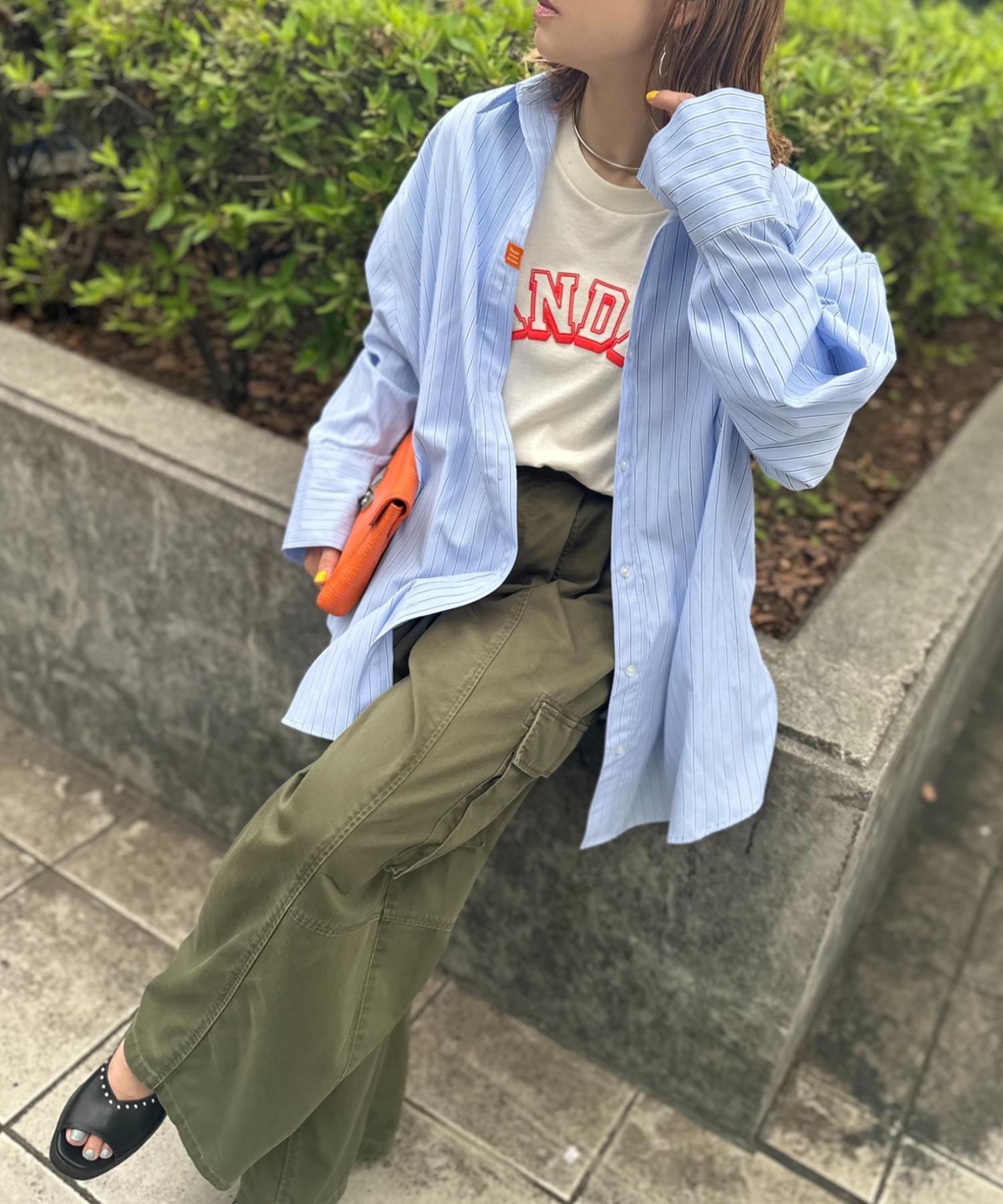 ブルー
model:154cm 着用サイズ:FREE