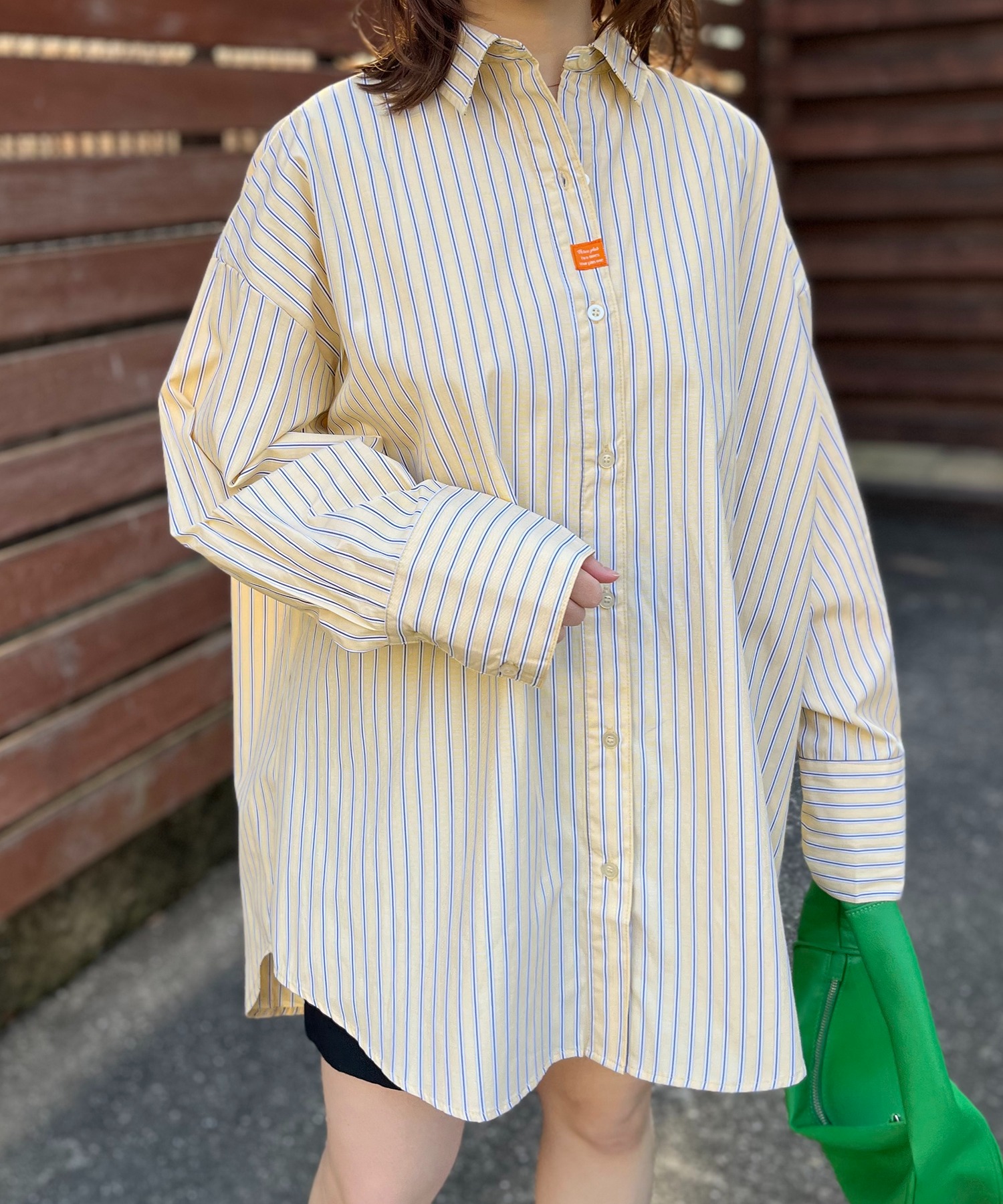 イエロー
model:153cm 着用サイズ:FREE