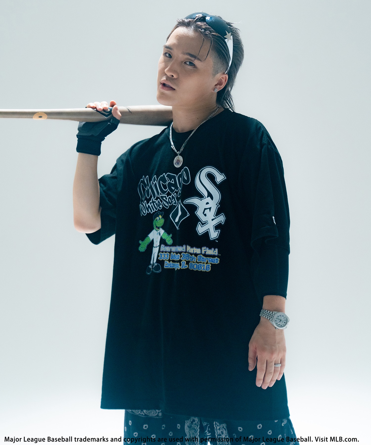 【MLB】Dr.SWAGコラボフロッキープリントTシャツ