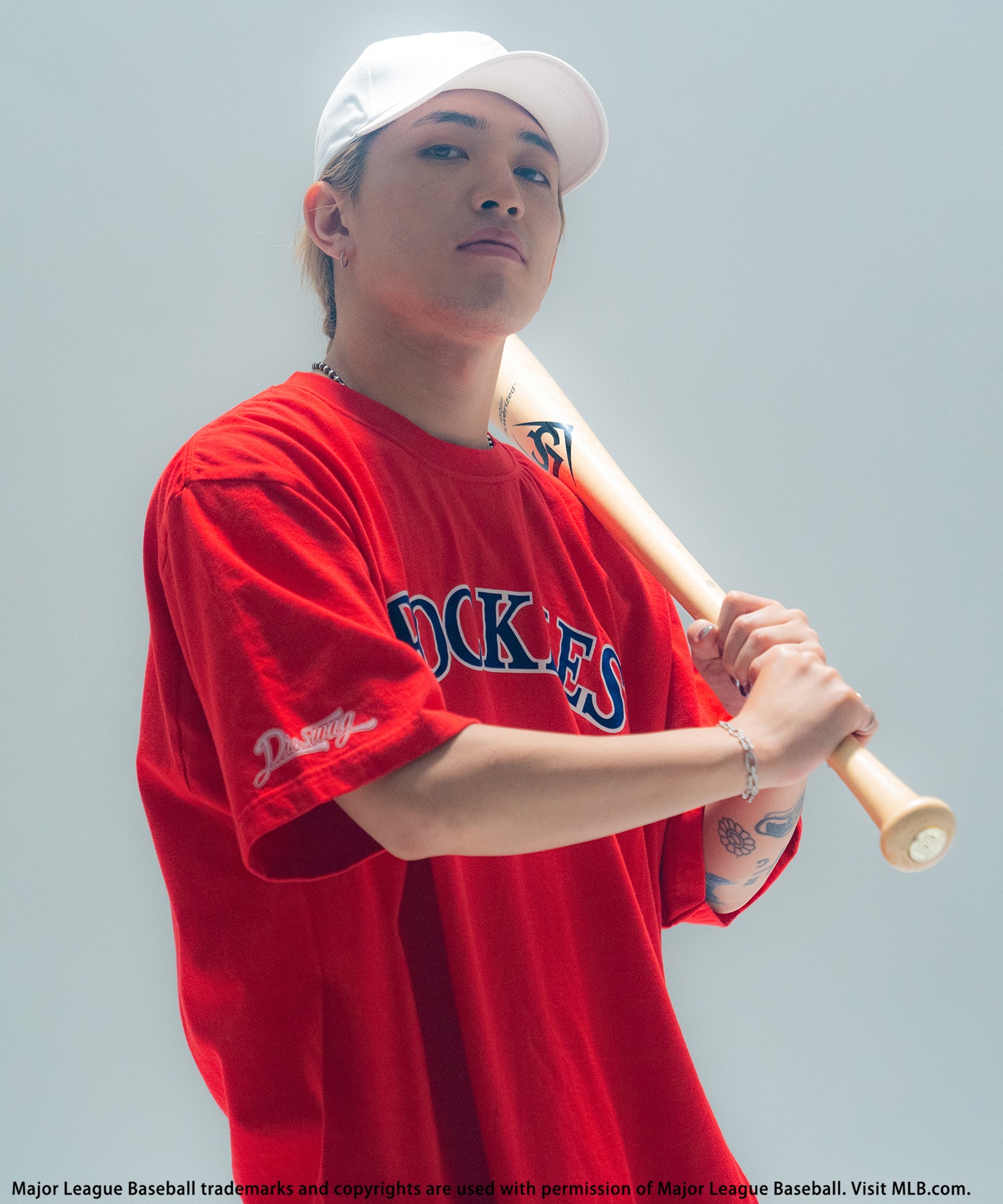【MLB】Dr.SWAGコラボフロッキープリントTシャツ