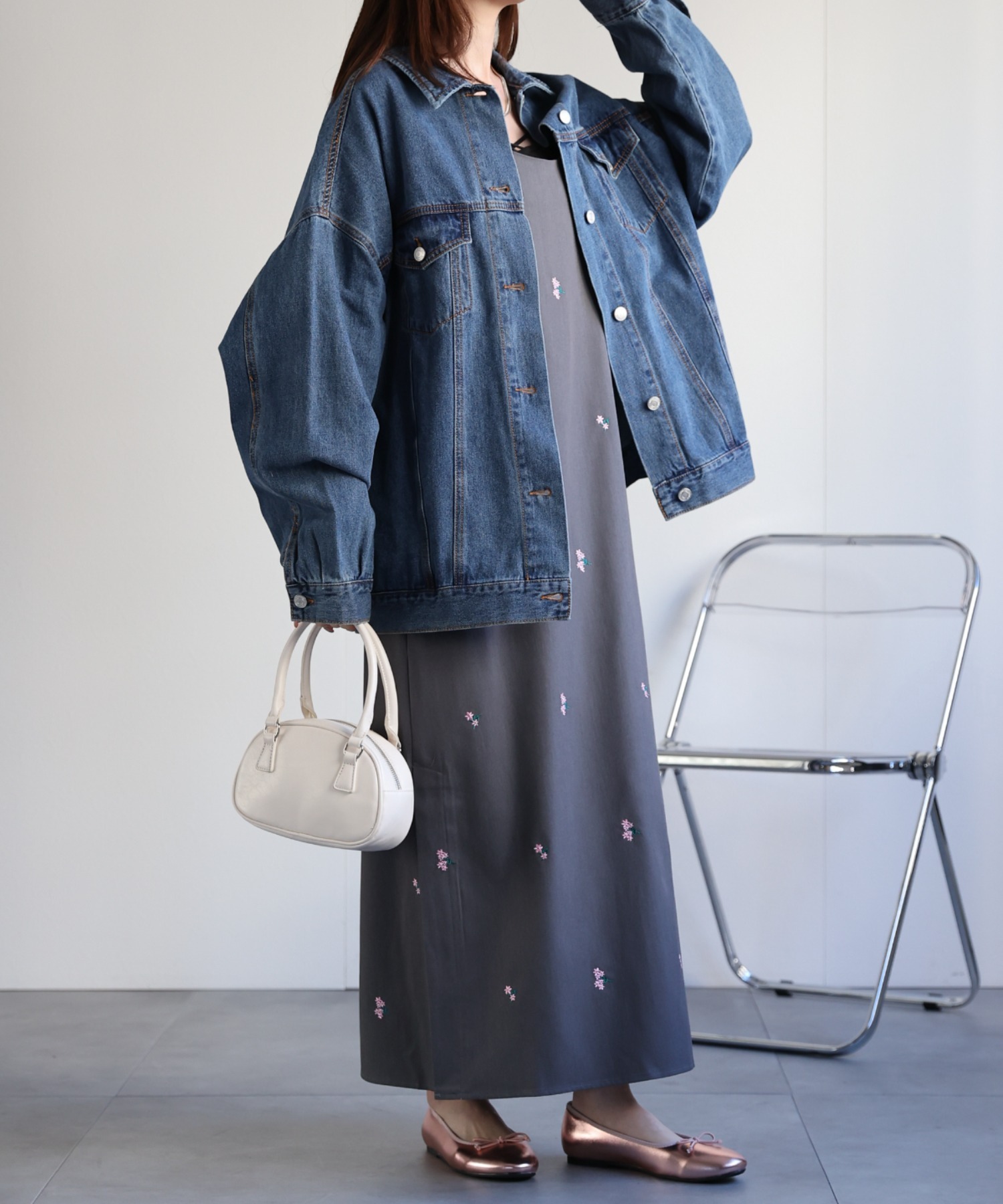 model：162㎝着用サイズ：F