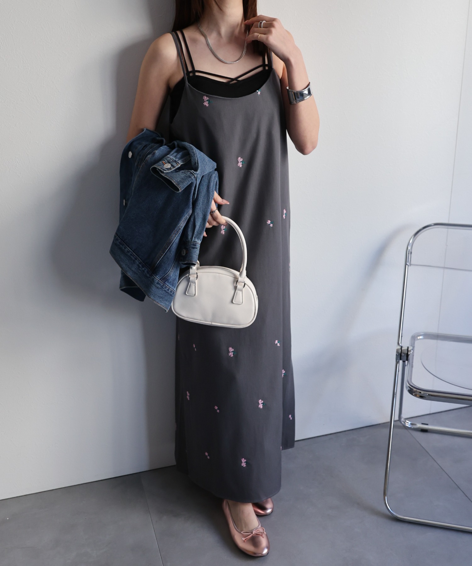 model：162㎝着用サイズ：F