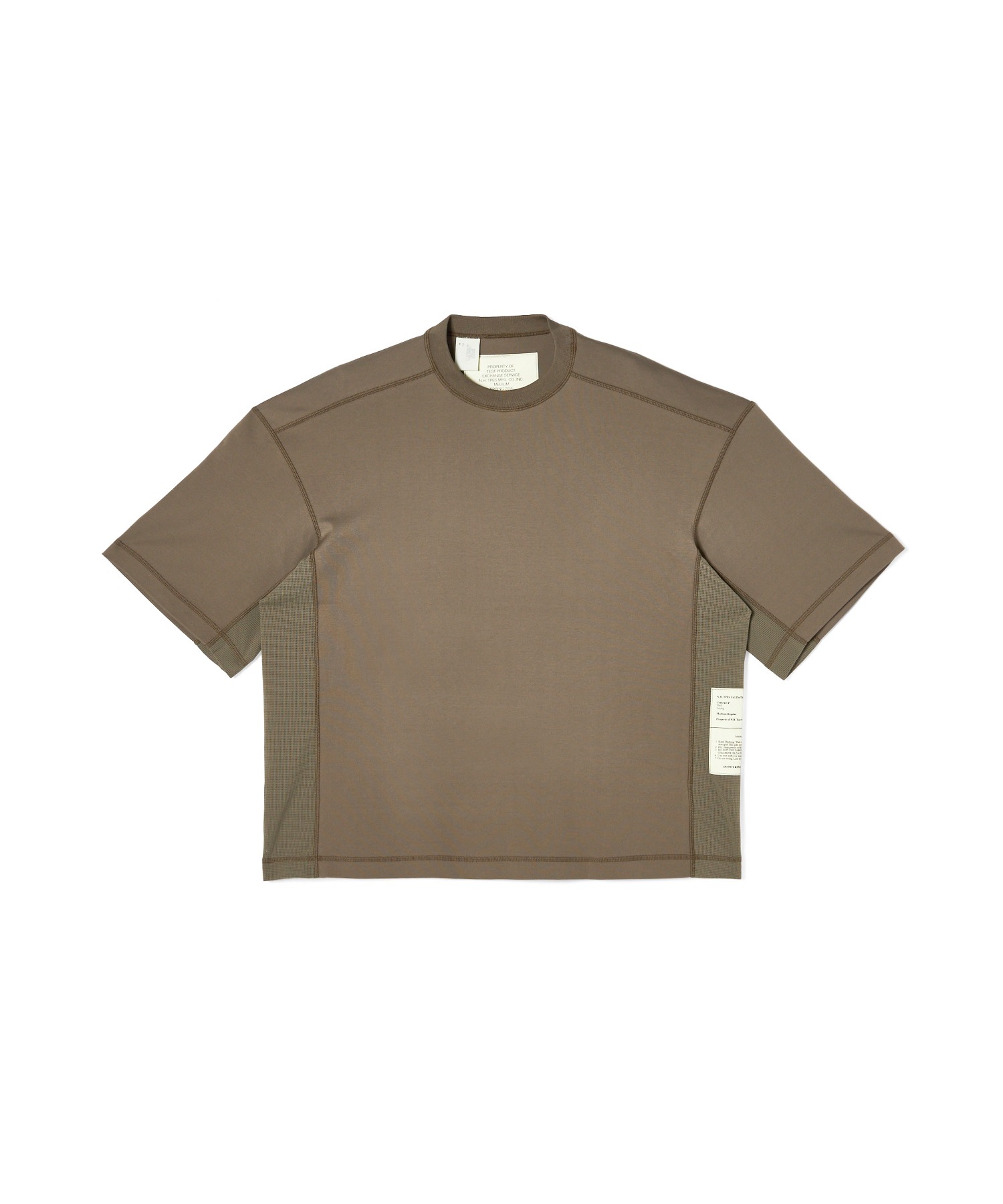 PANELED T-SHIRT N.HOOLYWOOD TEST PRODUCT EXCHANGE SERVICE│N