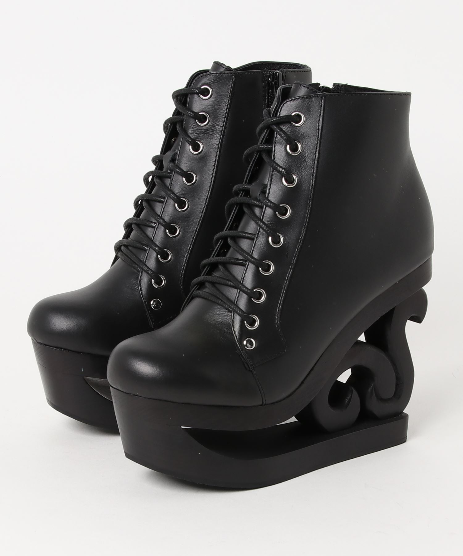 JeffreyCampbell ジェフリーキャンベル スケートブーツ 黒 新品 - ブーツ