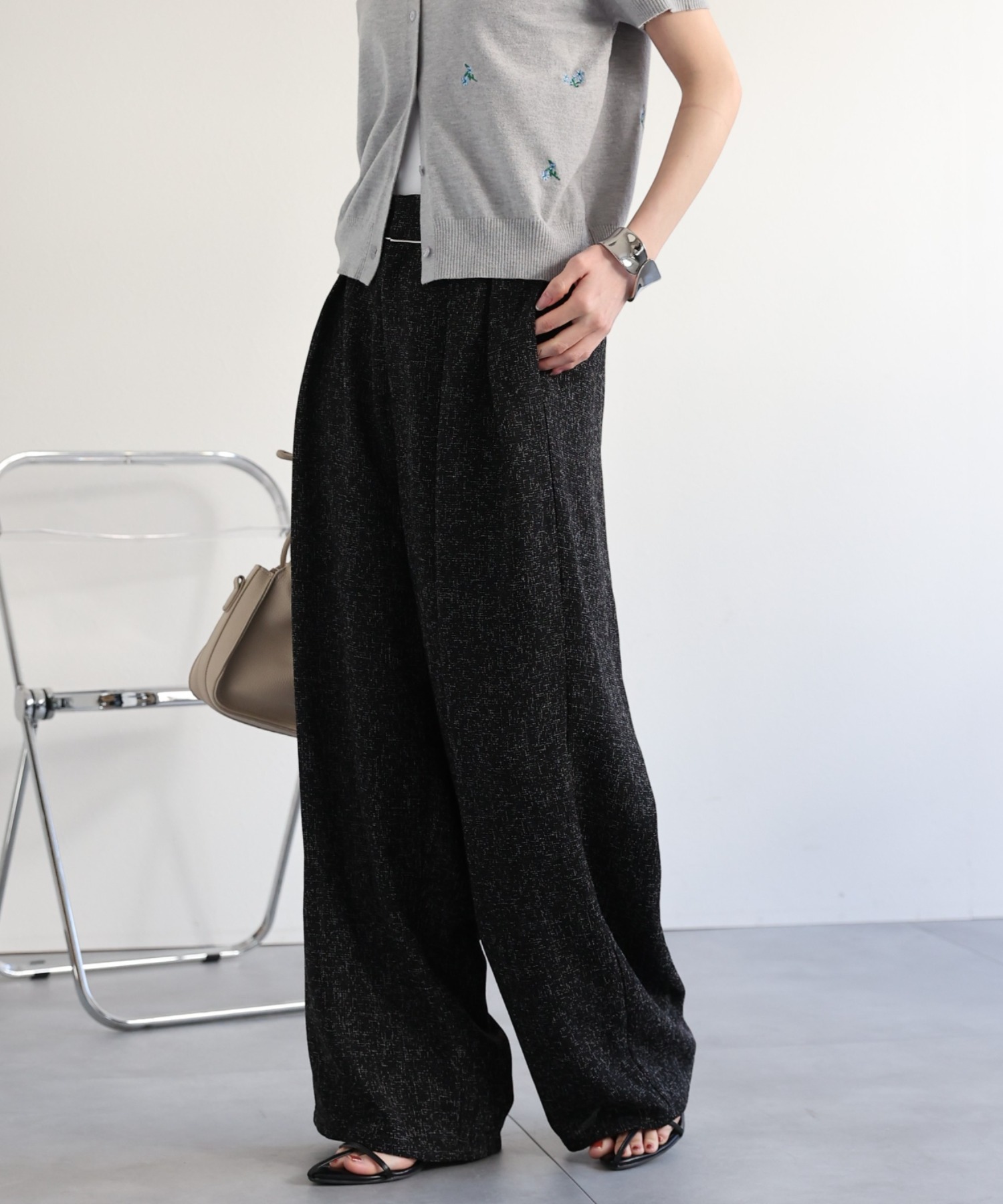 model：162cm 着用サイズ：F