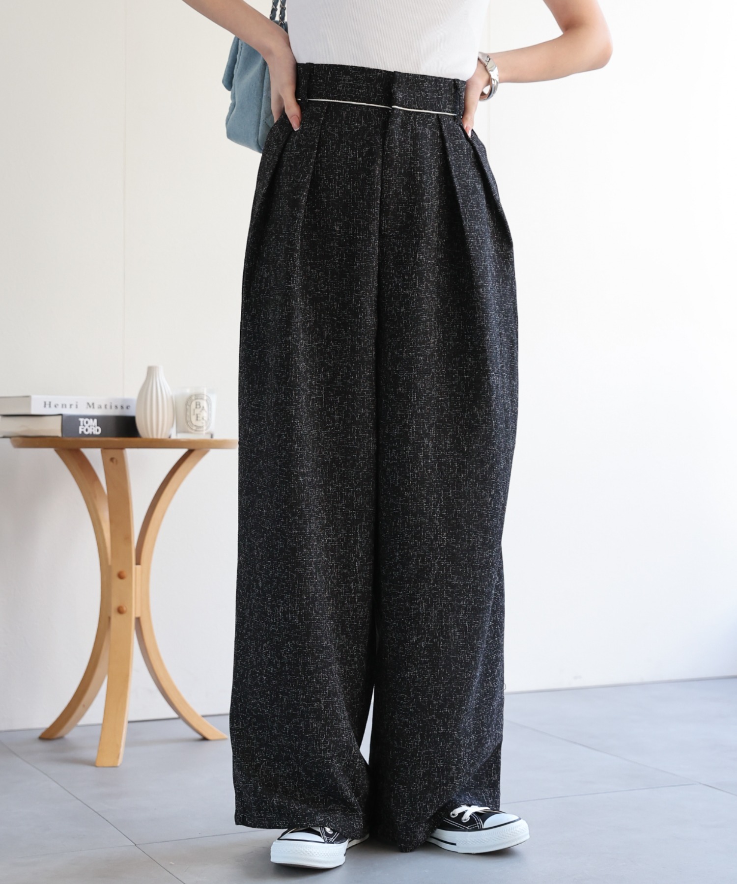 model：162cm 着用サイズ：F