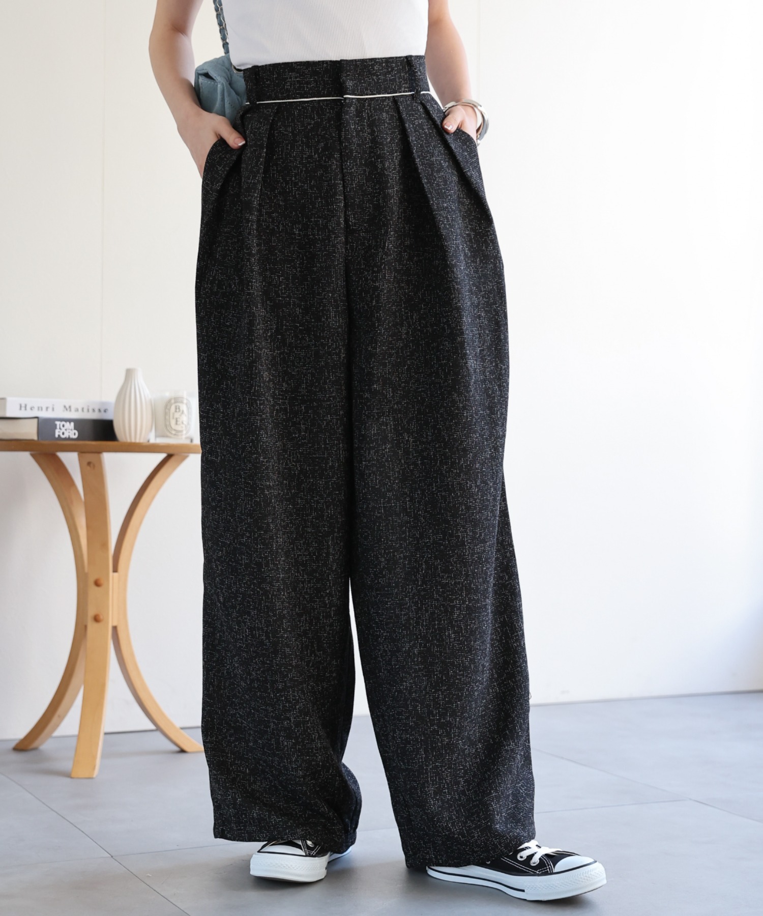 model：162cm 着用サイズ：F