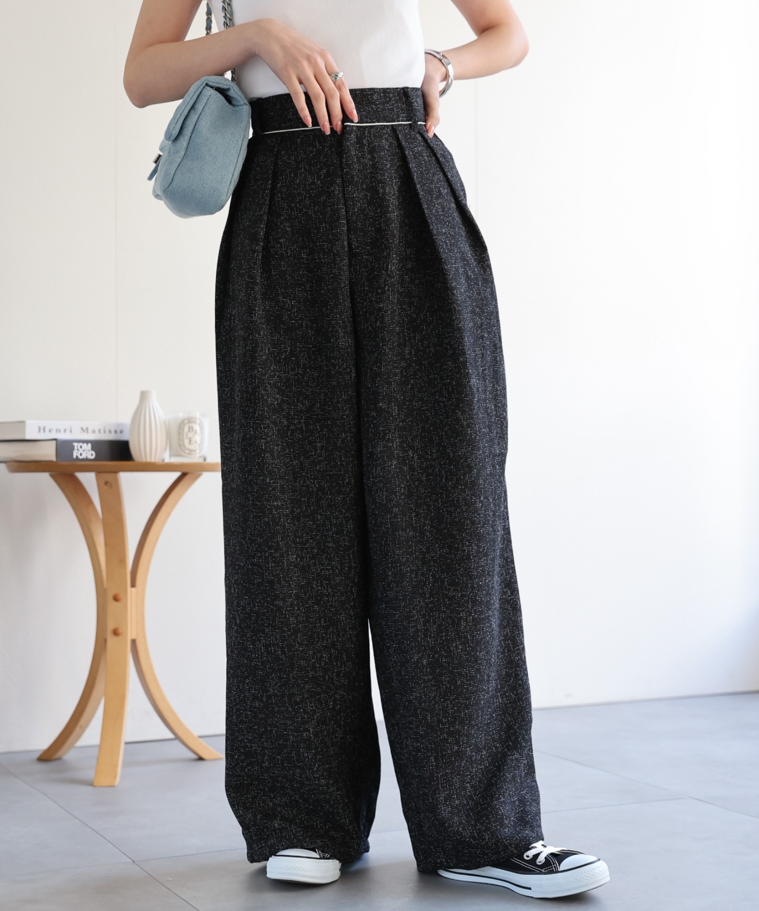 model：162cm 着用サイズ：F