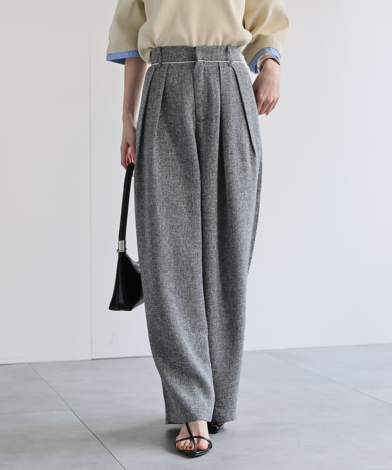 model：162cm 着用サイズ：F