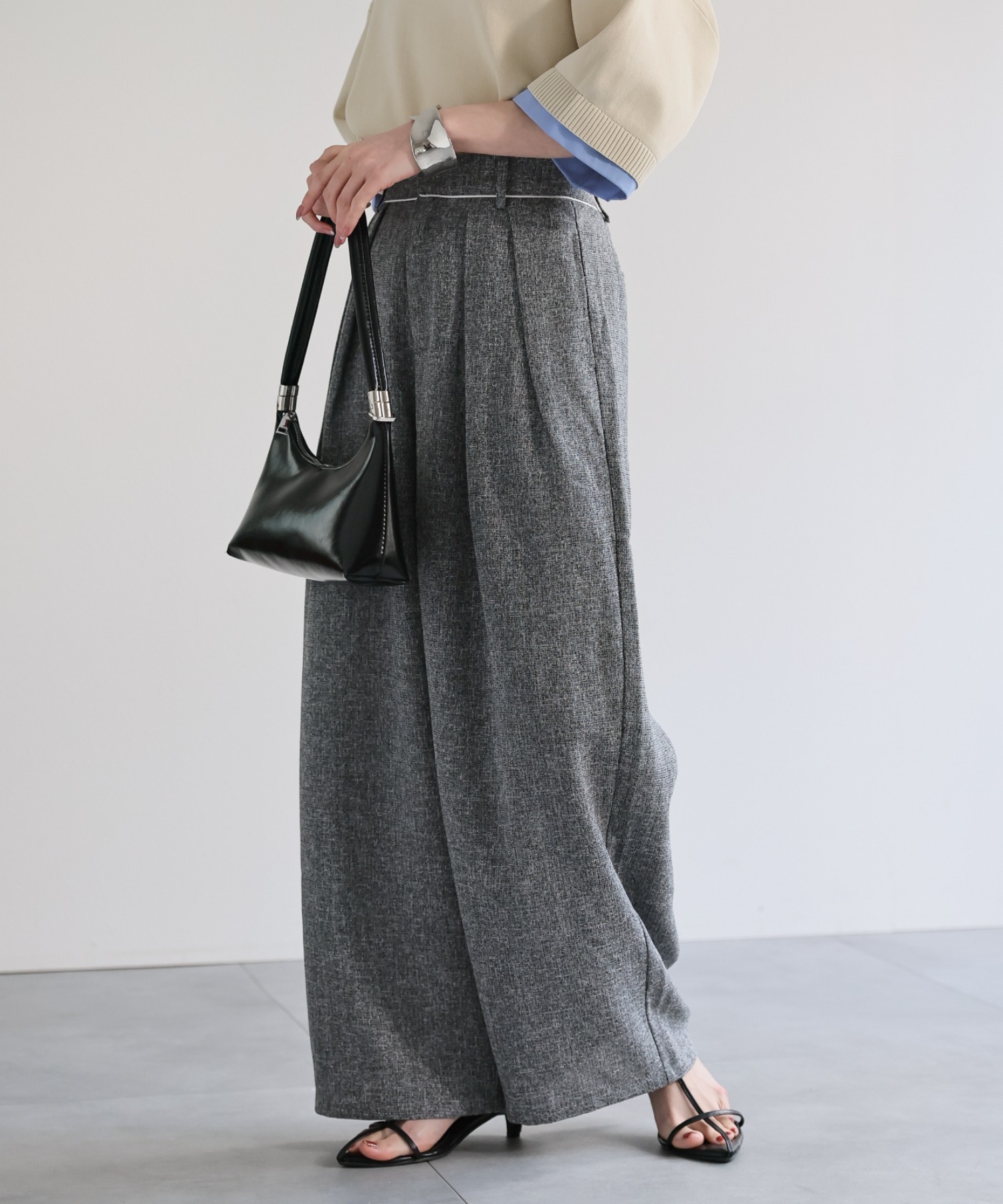model：162cm 着用サイズ：F