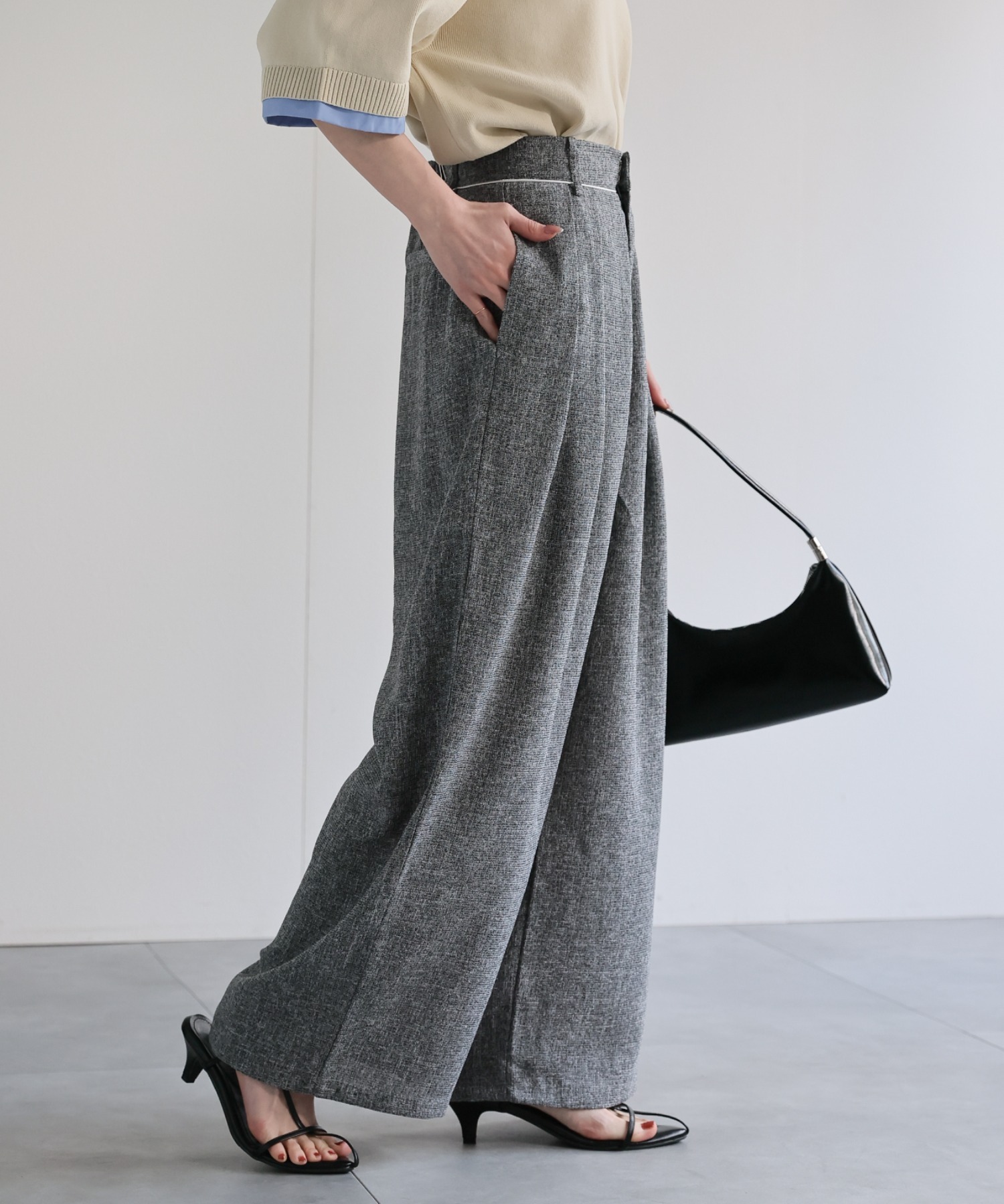 model：162cm 着用サイズ：F