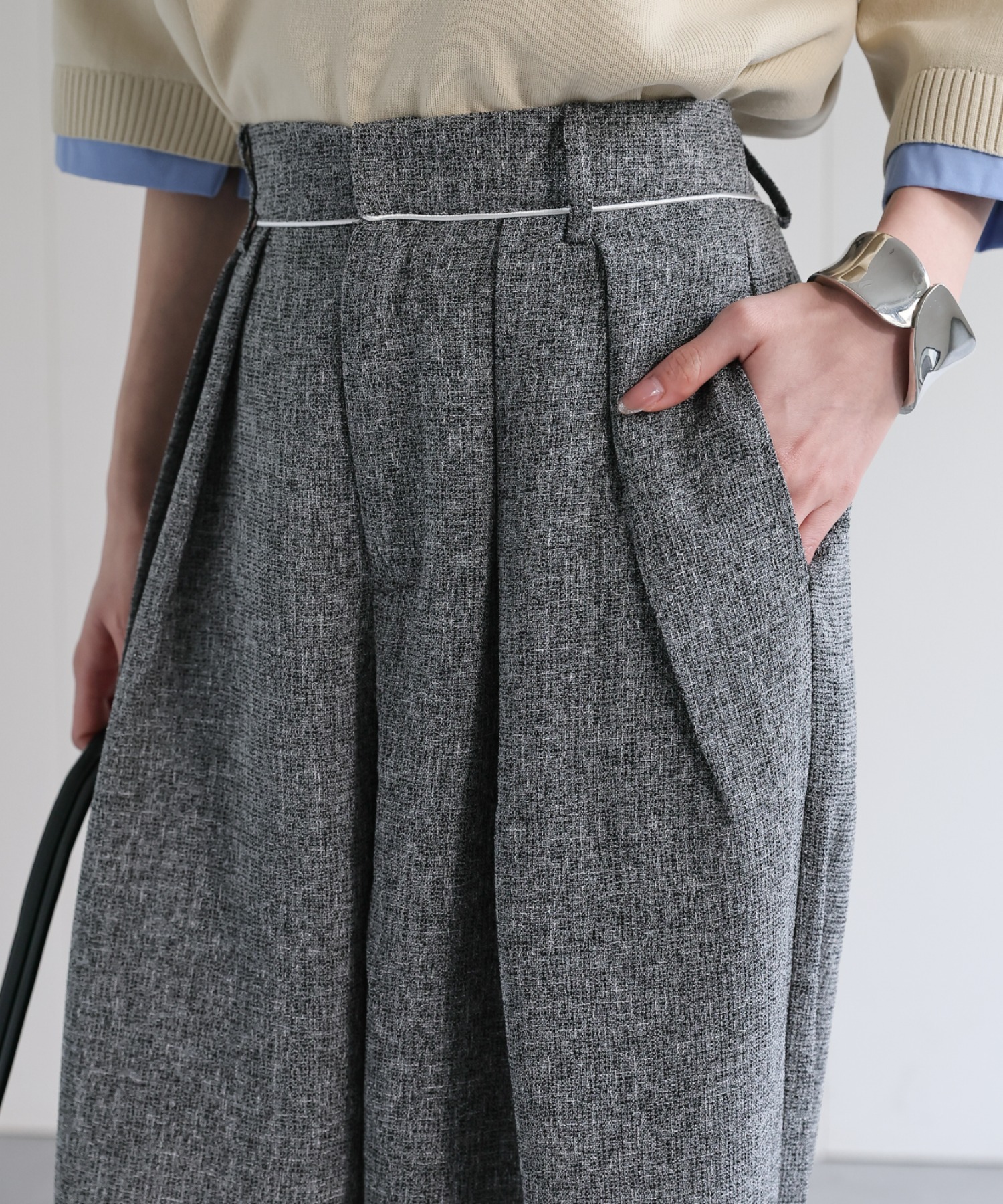 model：162cm 着用サイズ：F