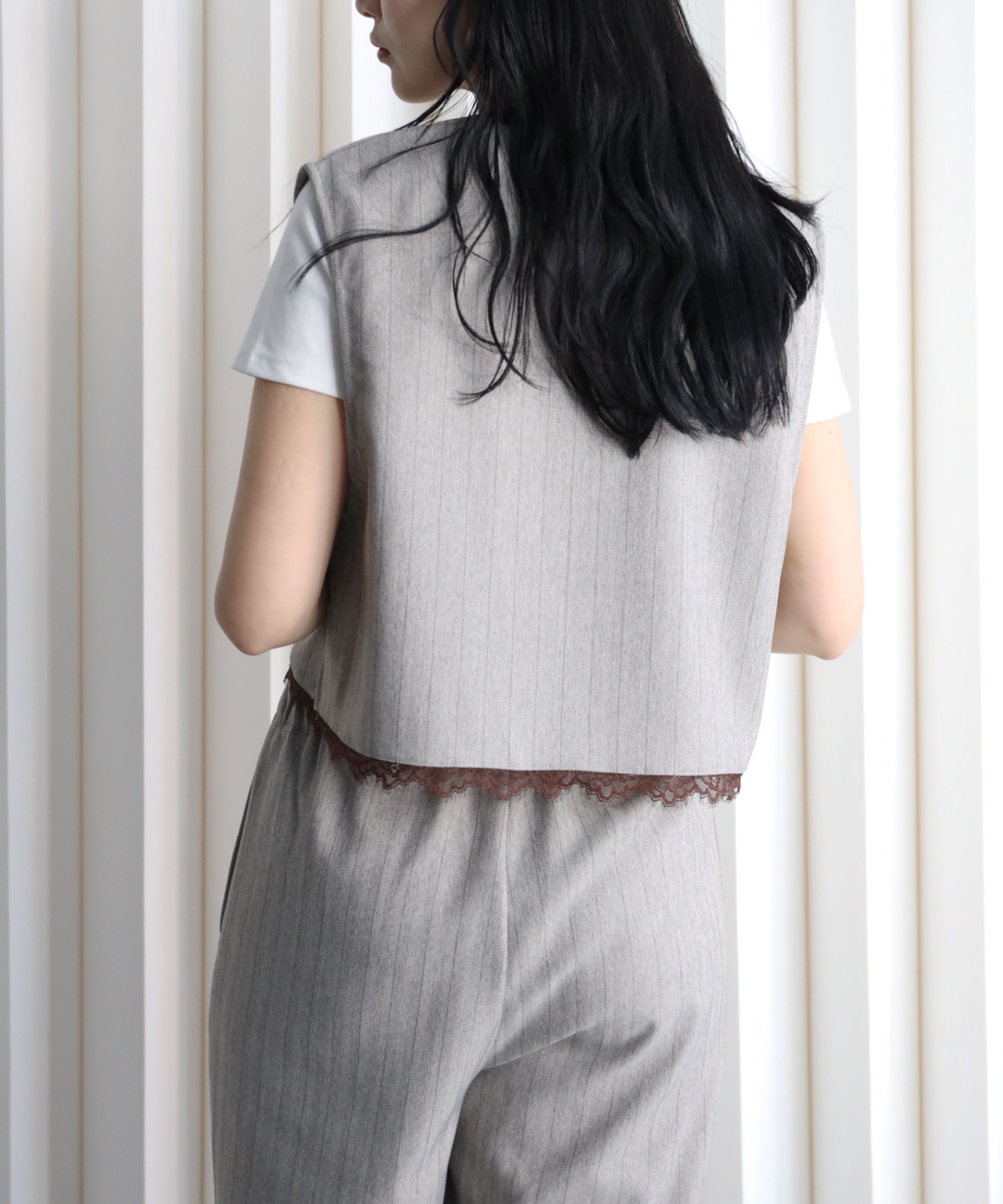 model：164cm. 着用サイズ：FREE