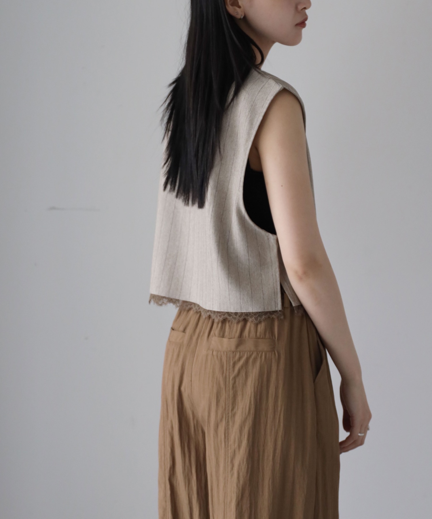 model：164cm. 着用サイズ：FREE