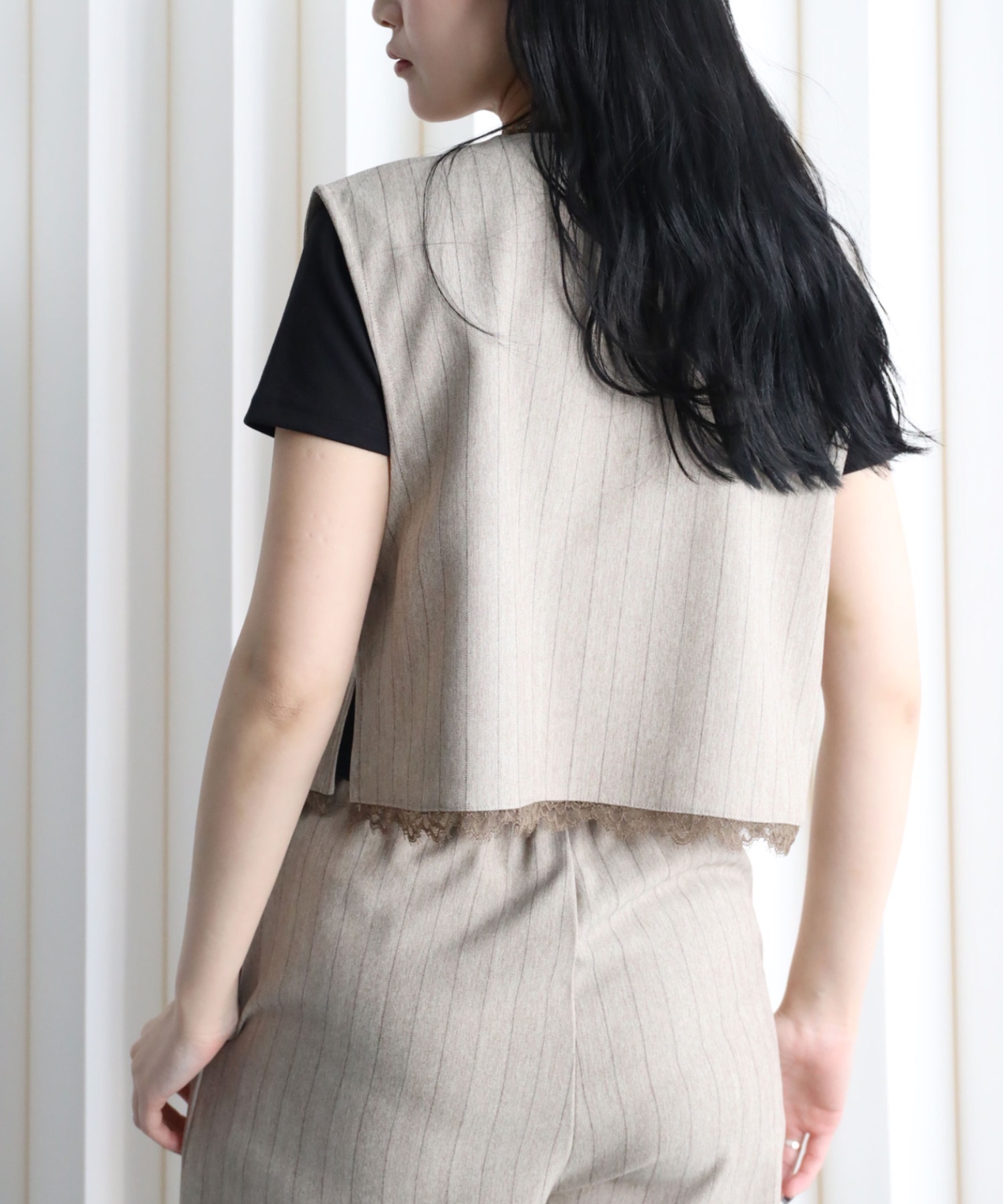 model：164cm. 着用サイズ：FREE