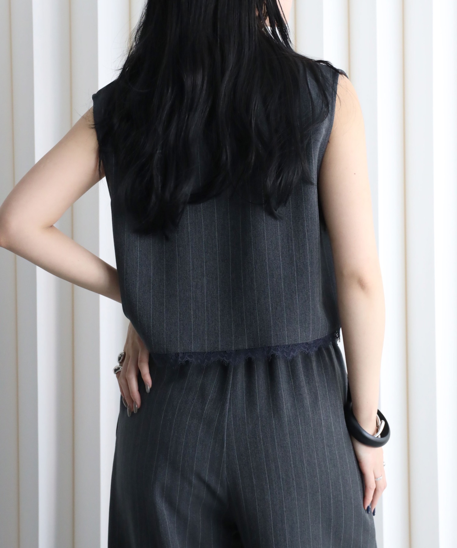 model：164cm. 着用サイズ：FREE