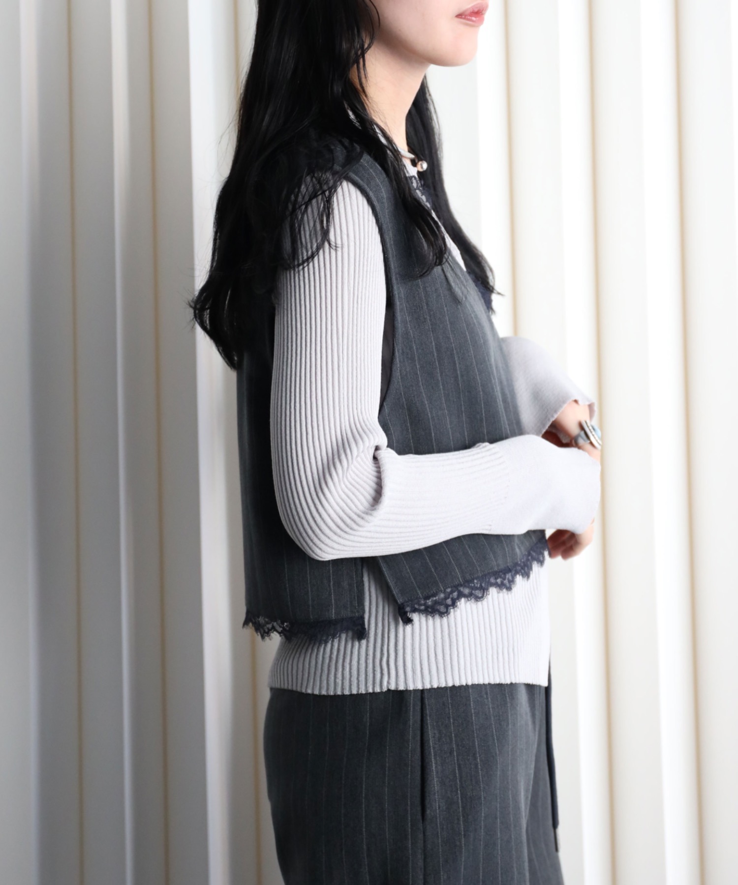 model：164cm. 着用サイズ：FREE